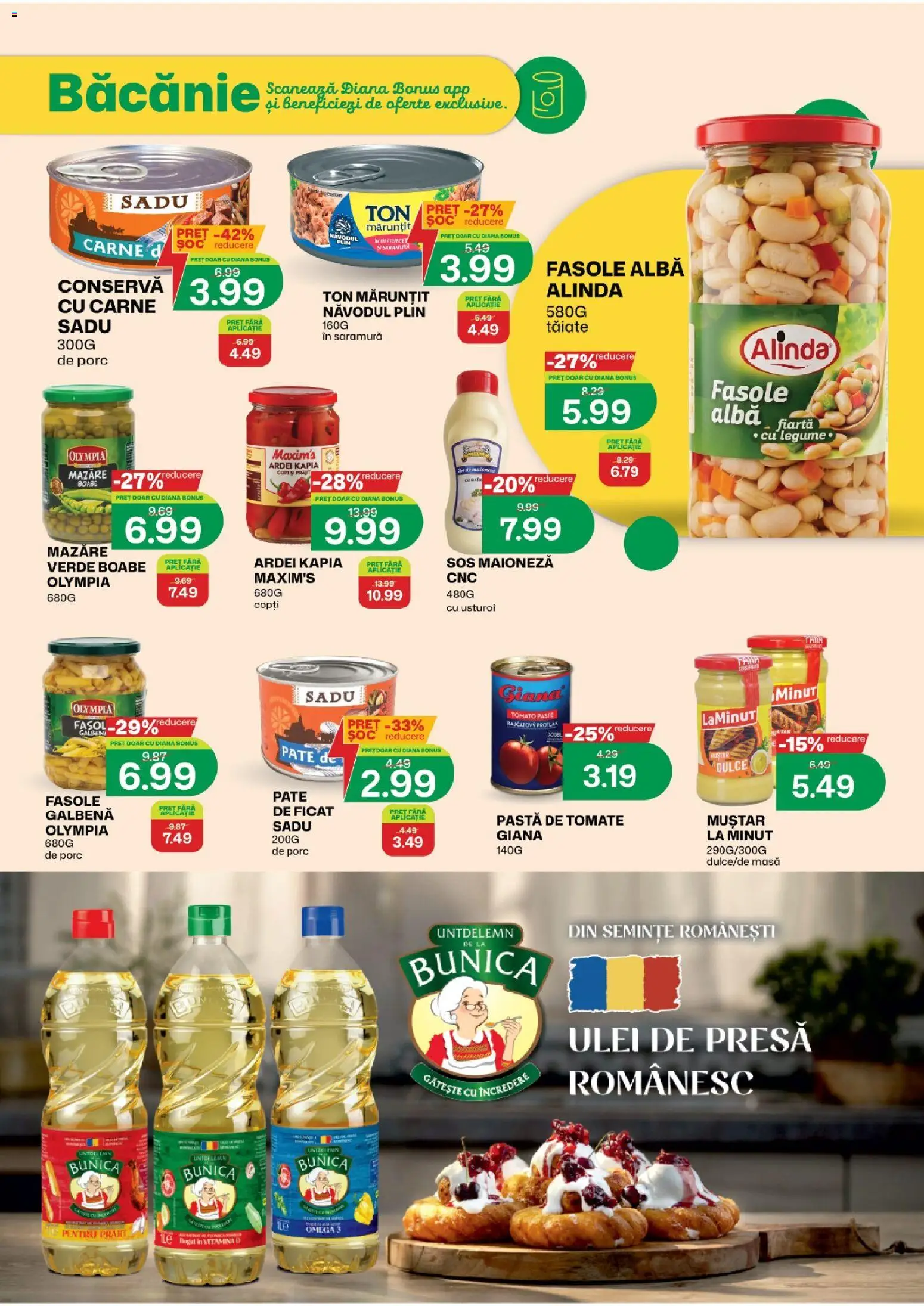 Noul catalog Diana – valabil de la 16.10.2026 | Pagină: 7 | Produse: Presă, Masă, Semințe, Ulei