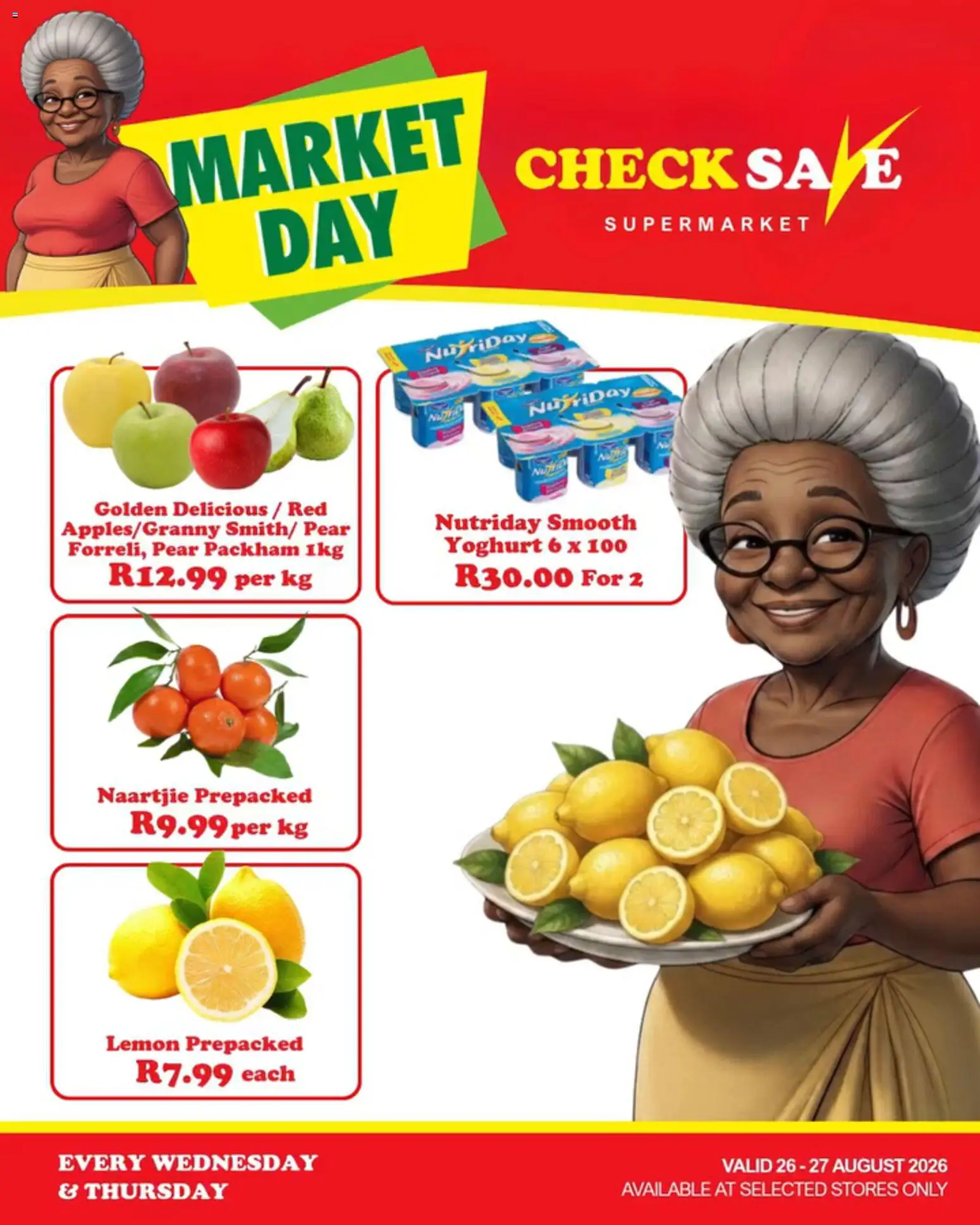 New Check Save catalogue – valid from 26/08/2026 | Page: 2 | Products: Yoghurt, Lemon