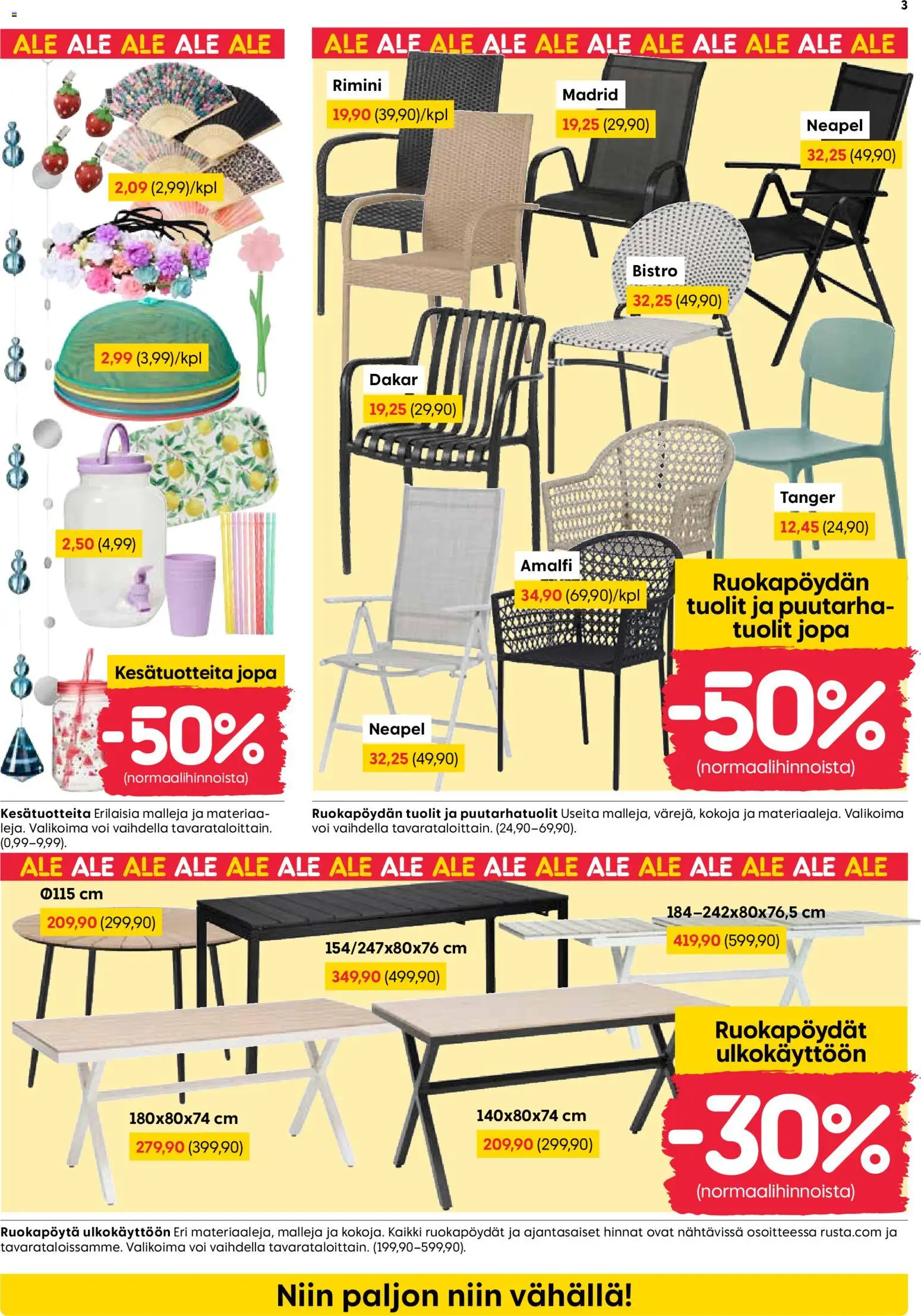Rusta tarjoukset – voimassa 29/06/2026 alkaen | Sivu: 3