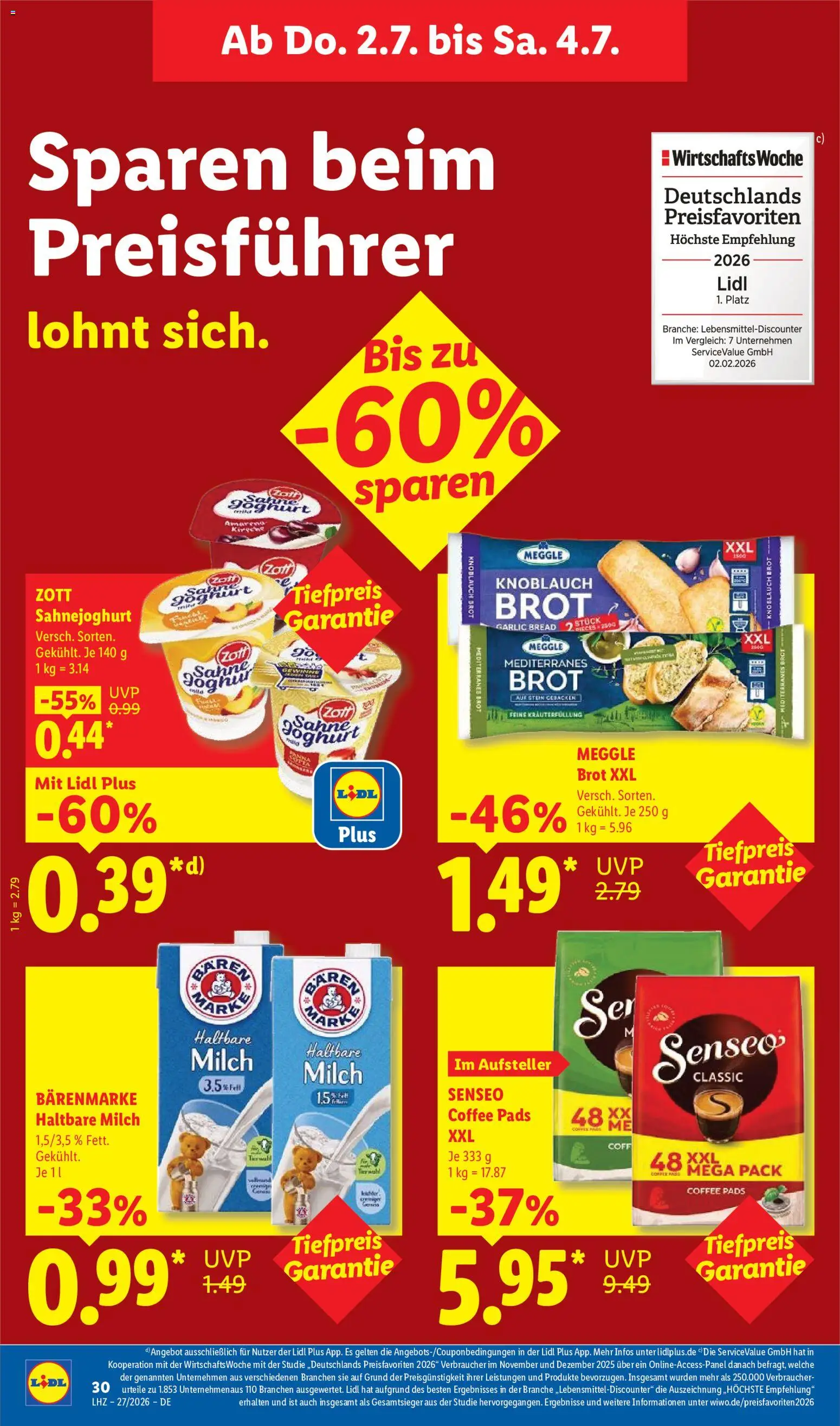 Lidl Prospekt | 29.06.2026 | Wie erhält man einen begrenzten Rabatt? | Deutschland