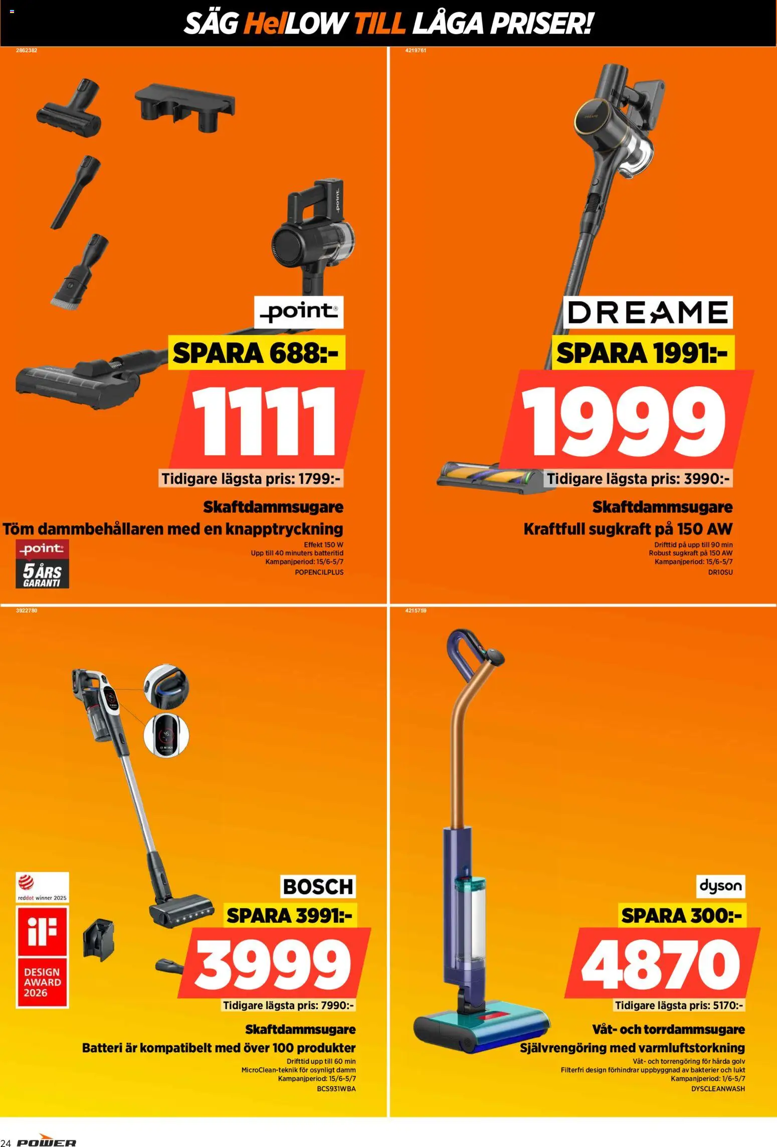 Power reklamblad aktuell från 29/06/2026 | Sida: 24