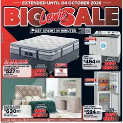 Lewis Stores specials catalogue – valid from 28/09/2026