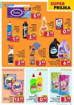 Pivac Katalog - Pregled kataloga iz trgovine Pivac, vrijedi od 15.06.2026 | Stranica: 15 | Proizvodi: Krpa, Deterdžent, Dash, Meri Merino