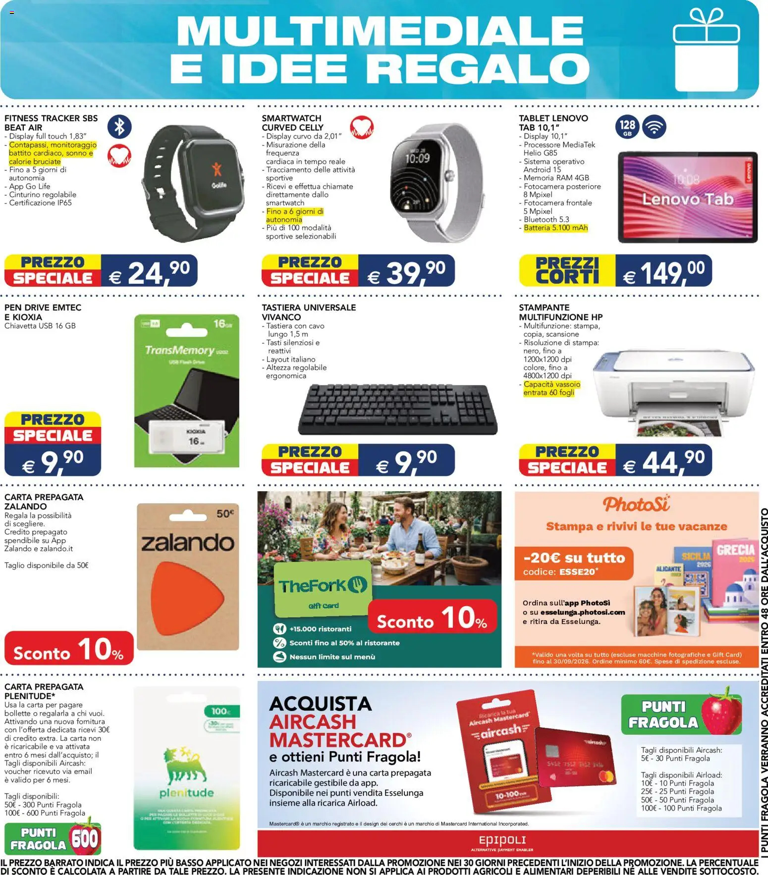 Volantino Esselunga S del 27/08/2026 | Pagina: 5 | Prodotti: Taglio, Vassoio, Smartwatch, Batteria