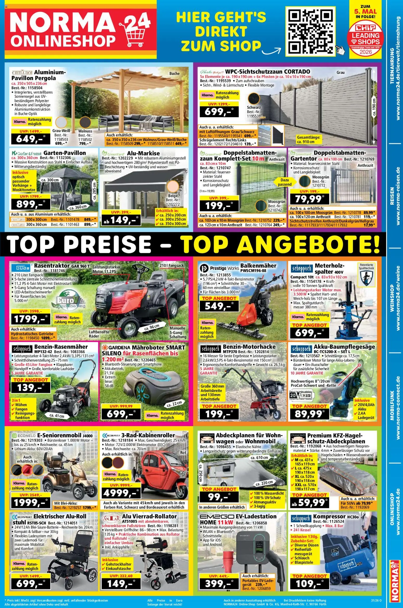 Norma Prospekt – gültig ab 27.07.2026 | Seite: 18 | Produkte: Top, Wasser, Ladegerät, Smartphone