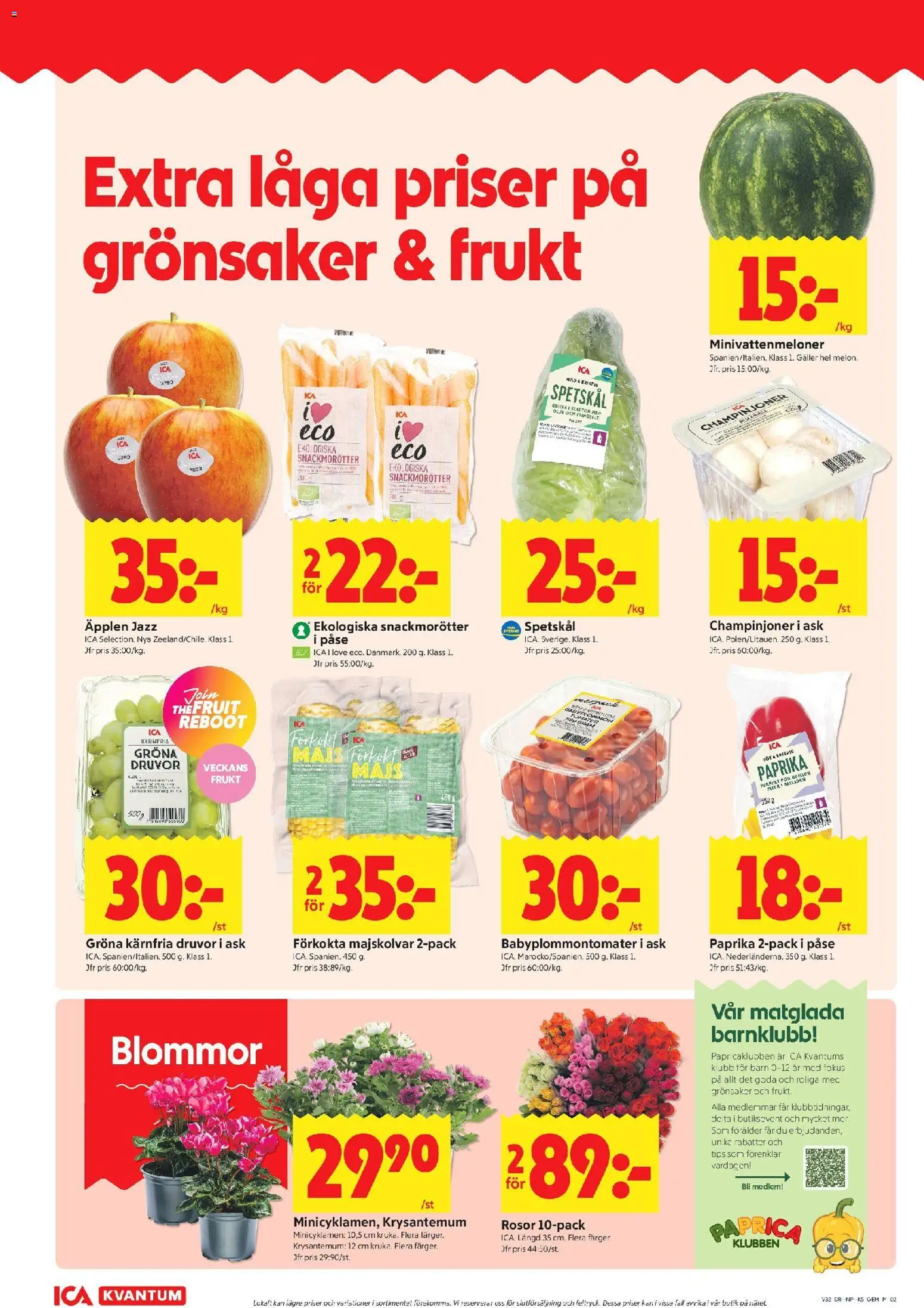ICA Kvantum reklamblad aktuell från 03/08/2026 | Sida: 2