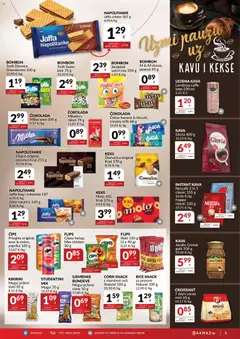 Bakmaz Katalog - Pregled kataloga iz trgovine Bakmaz, vrijedi od 15.07.2026 | Stranica: 5 | Proizvodi: Nescafe, Čokolada, Čips, Sjemenke