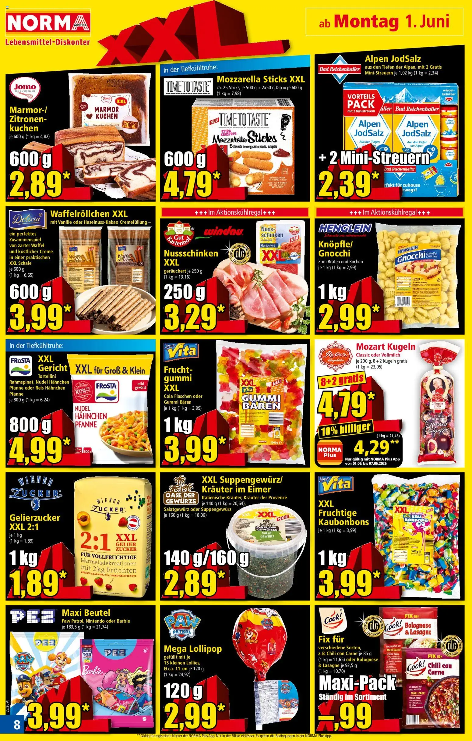 Norma Flugblatt gültig ab 01.06.2026 | Seite: 8 | Produkte: Gewürze, Bad, Creme, Schinken