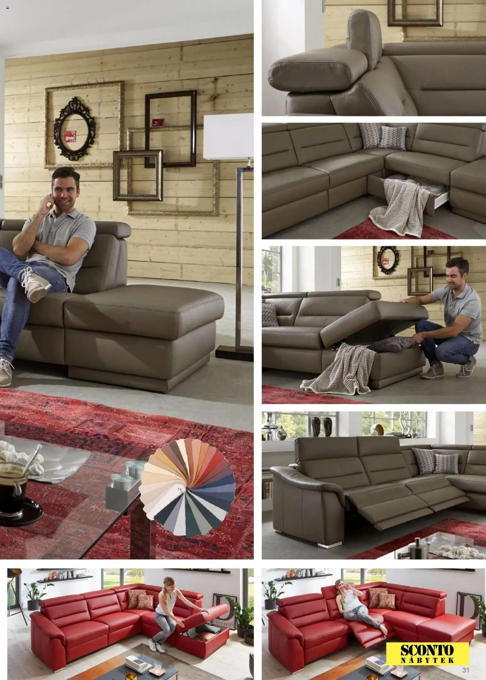 Sconto nábytek katalog - Sedací soupravy od 01.01.2026 | Strana: 31 | Produkty: Nábytek