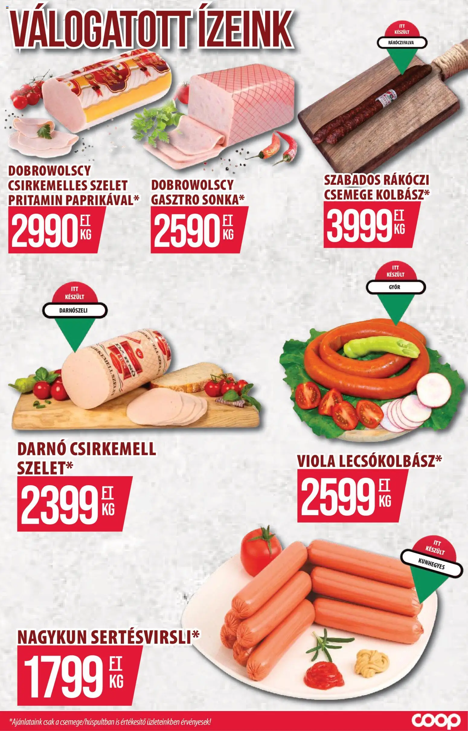 COOP Szolnok akciós ujság - amely érvényes a következő dátumtól: 11.06.2026 | Oldal: 11 | Termékek: Csirkemell