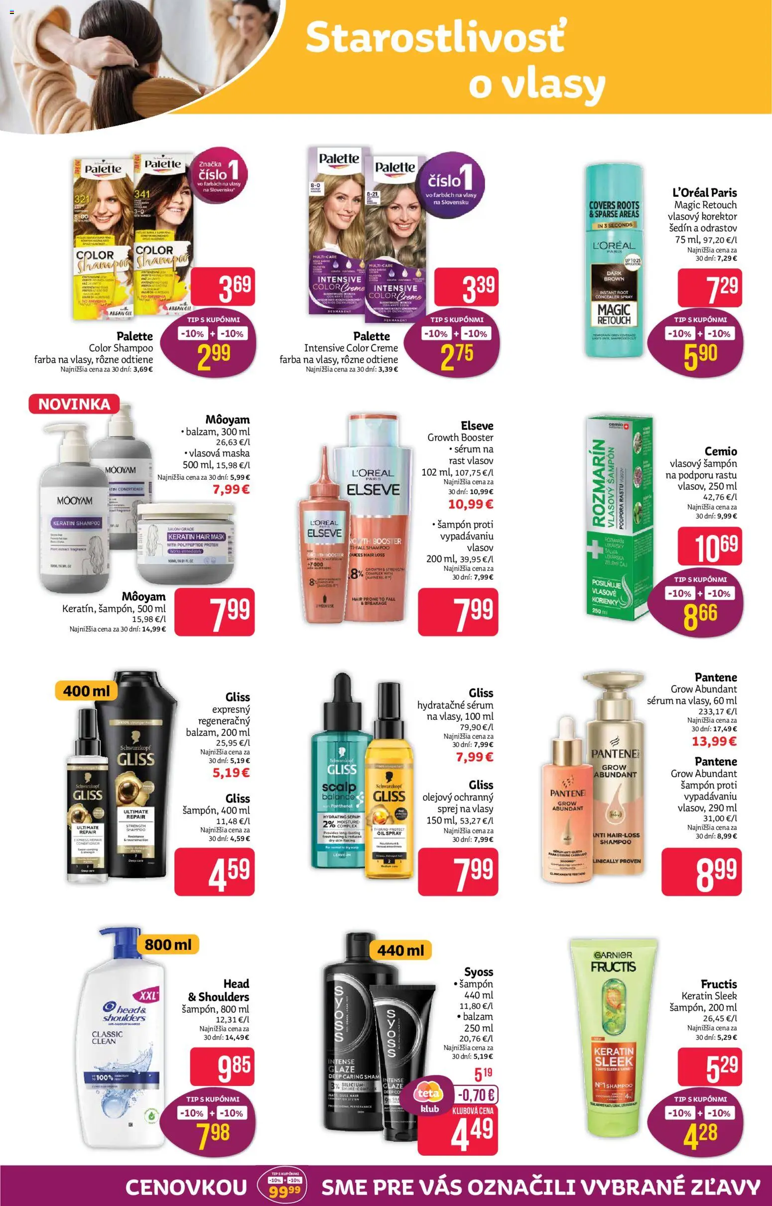 Nové Teta drogerie akcie – leták je platný od 12.10.2026 | Strana: 8 | Produkty: Protein, Korektor, Šampón, Maska