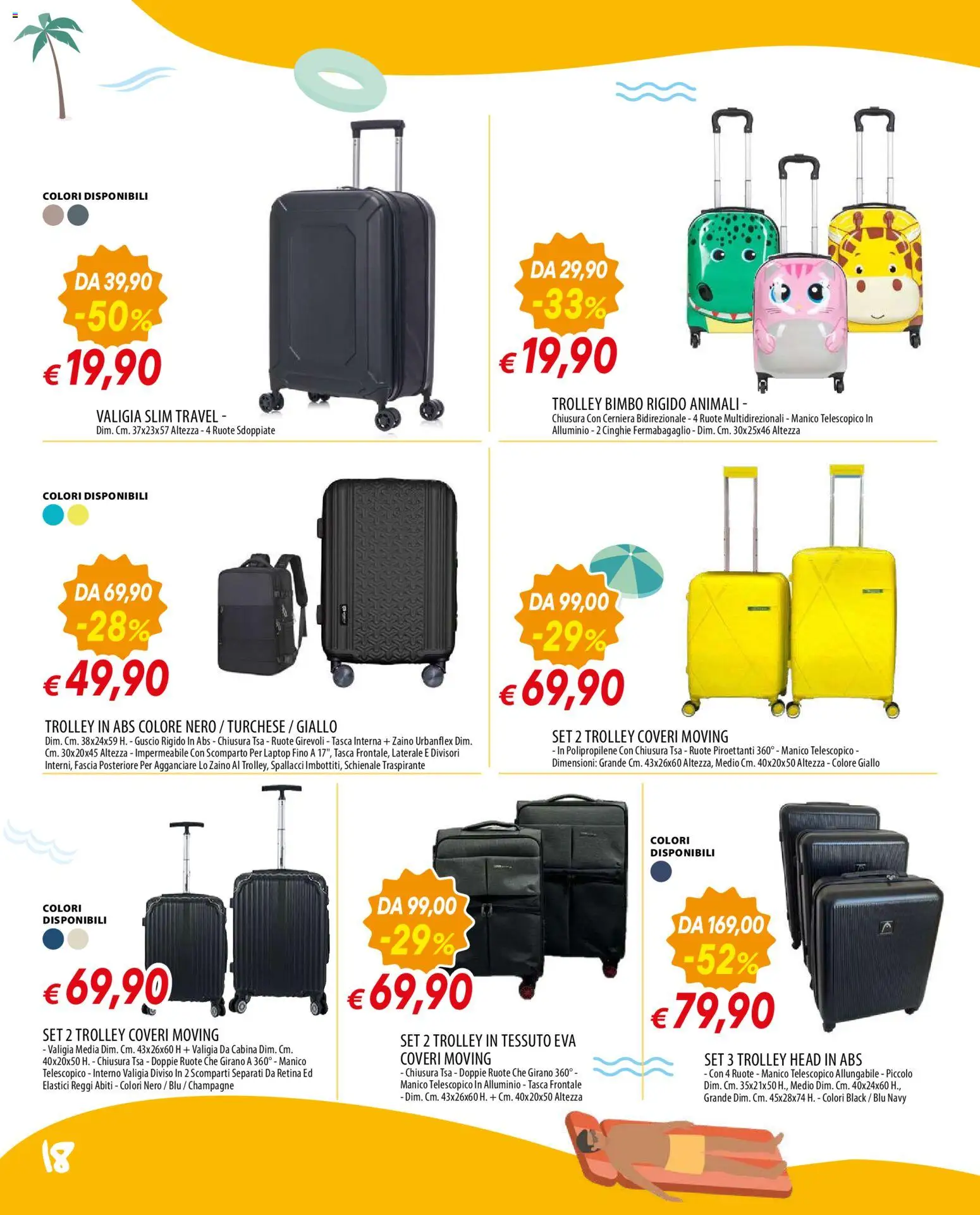 Volantino Galassia del 28.05.2026 | Pagina: 18 | Prodotti: Valigia, Laptop, Champagne, Elastici