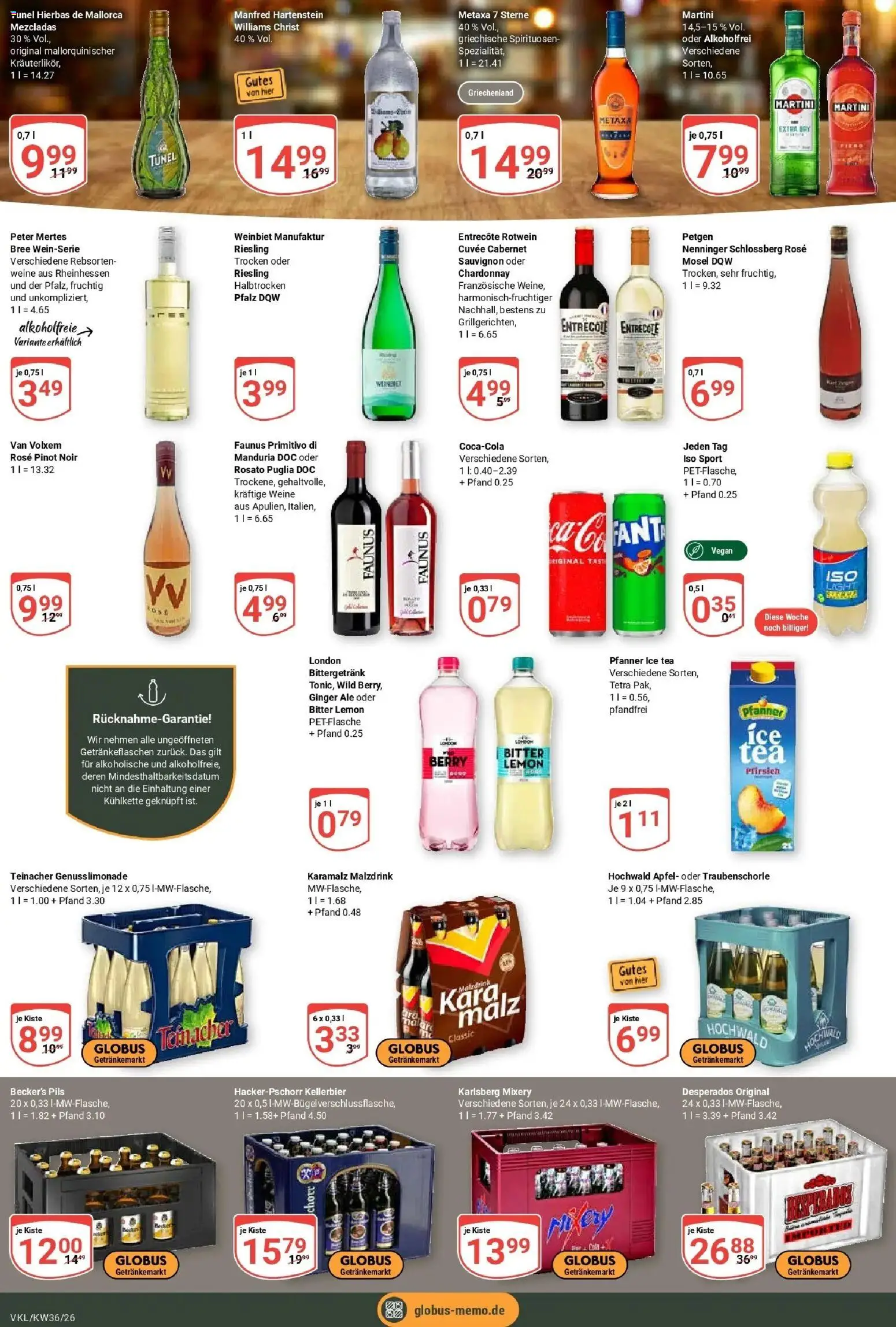 Globus Prospekt Völklingen – gültig ab 31.08.2026 | Seite: 22 | Produkte: Pils, Bree, Desperados, Mixery