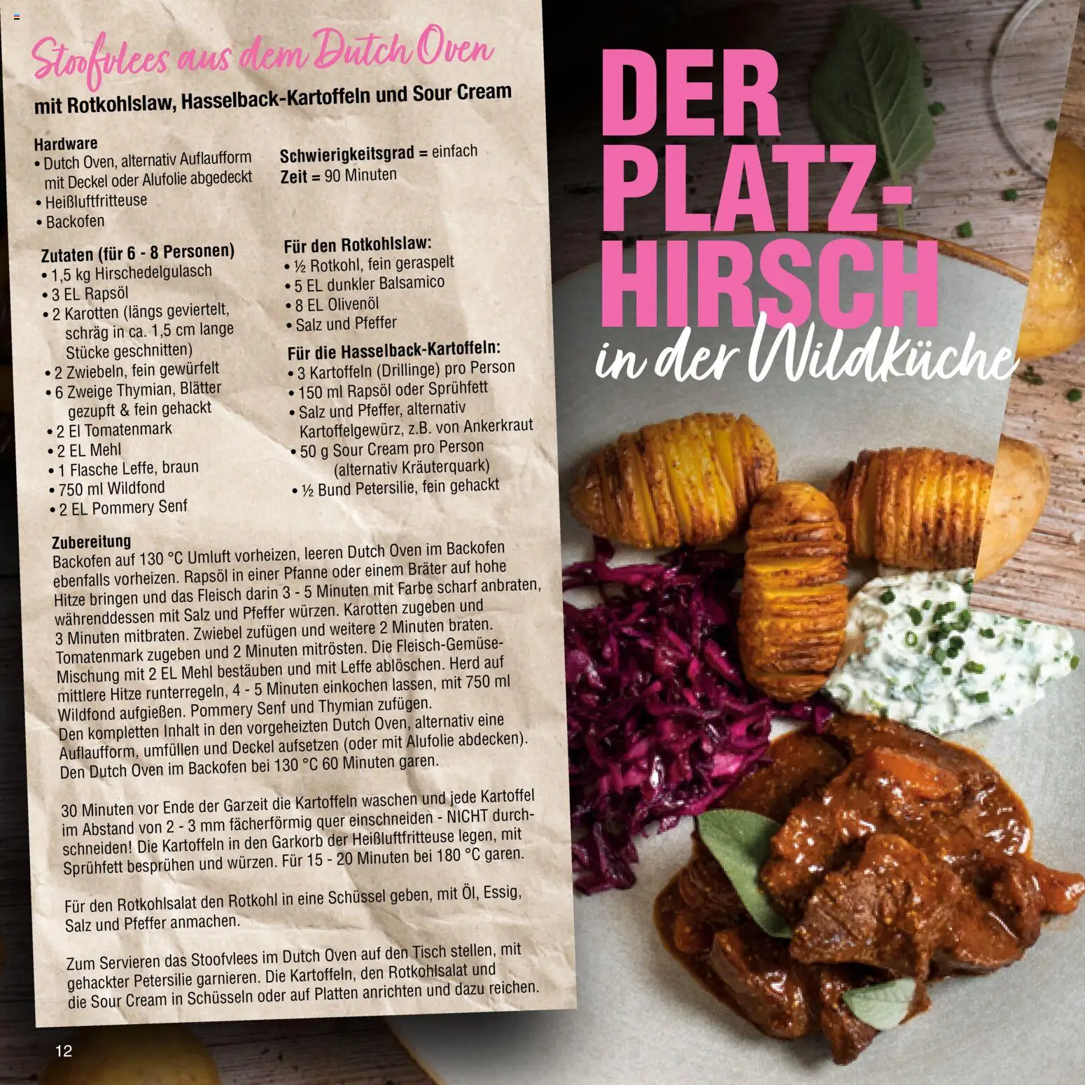 Handelshof Wildkatalog – gültig ab 15.10.2026 | Seite: 12 | Produkte: Mehl, Rapsöl, Pfeffer, Petersilie