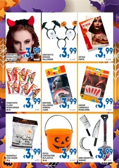 Anteprima del volantino DEM volantino Halloween valido a partire dal 01/10/2026 | Pagina: 9 | Prodotti: Fondotinta, Zucca, Contenitore