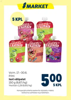 S-market-mainoslehti voimassa 17.06.2026 alkaen