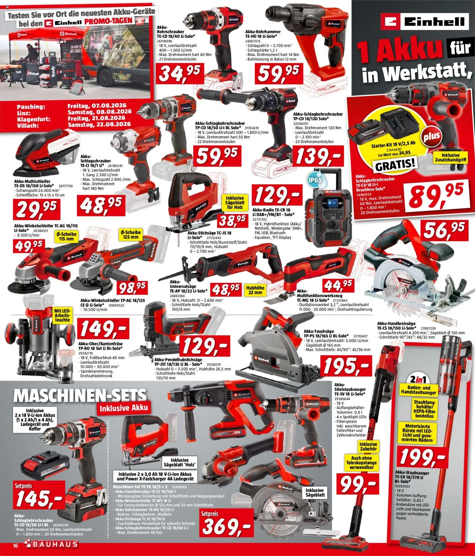 Bauhaus Prospekt aktuell gültig ab 22.07.2026 | Seite: 16