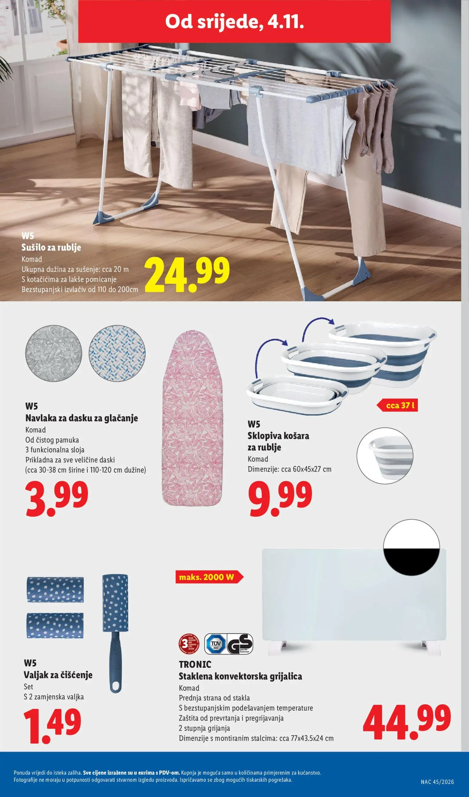 Lidl katalog | vrijedi od 02.11.2026 | Stranica: 45