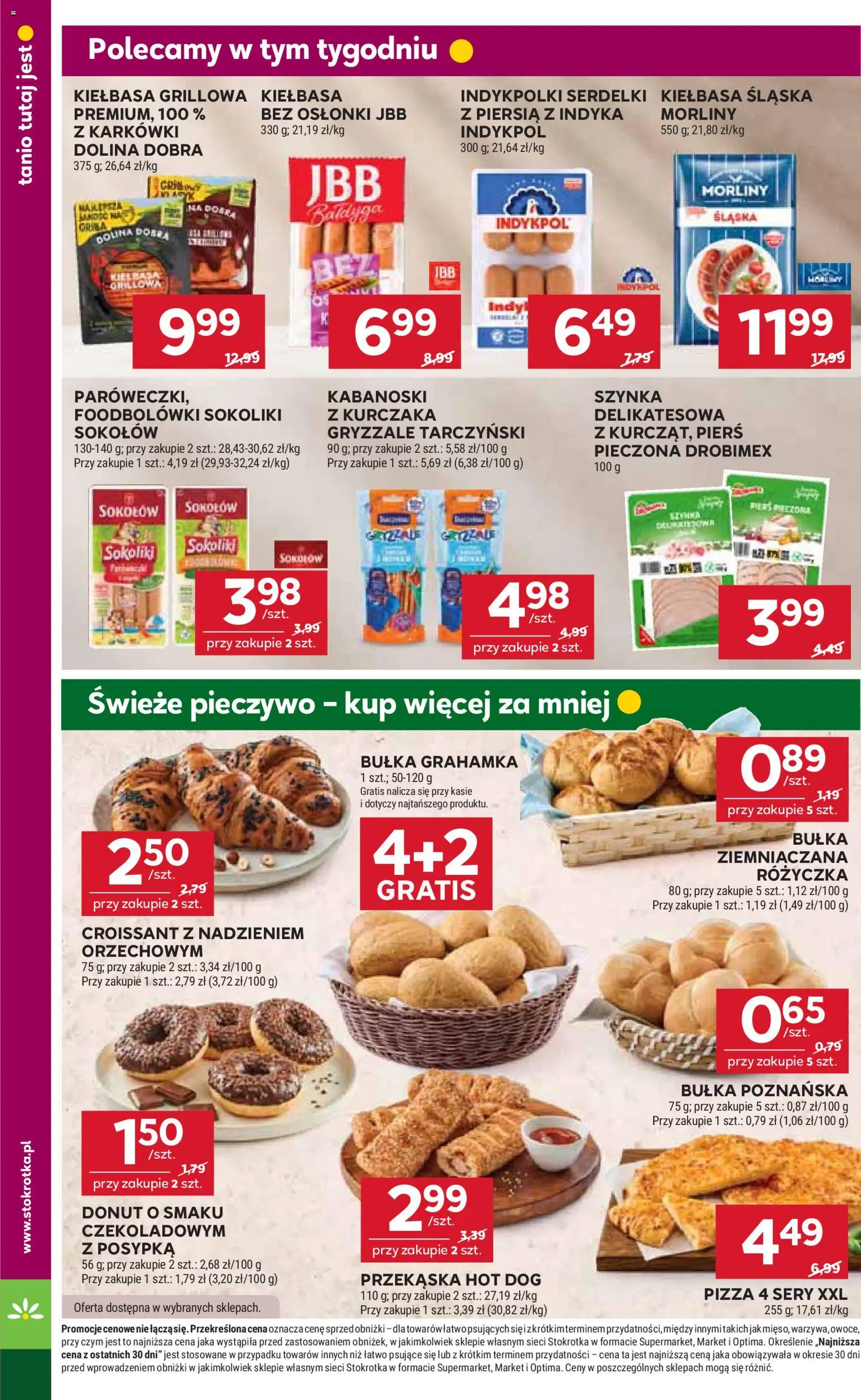 Stokrotka gazetka od 28.05.2026 | Strona: 22 | Produkty: Kiełbasa, Stokrotka, Kiełbasa śląska, Bułka