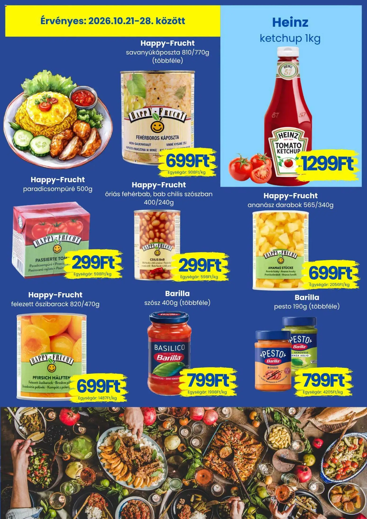Magnetic akciós ujság - amely érvényes a következő dátumtól: 2026.10.21. | Oldal: 2 | Termékek: Chili, Káposzta, Pesto, Ketchup