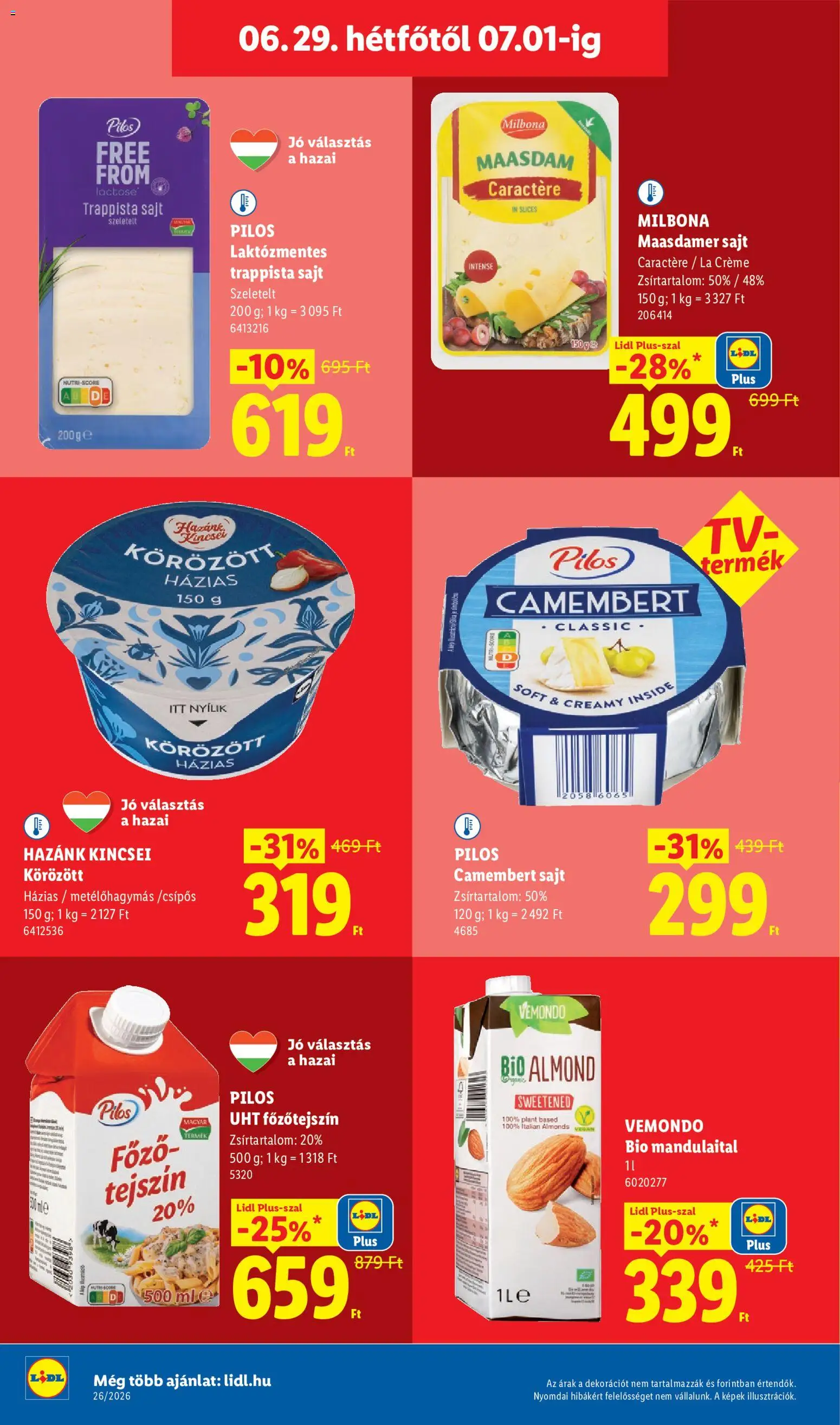 Lidl akciós ujság - amely érvényes a következő dátumtól: 25.06.2026 | Oldal: 62