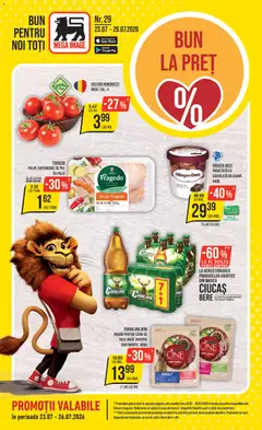 Ofertele Mega Image valabile de la 23.07.2026