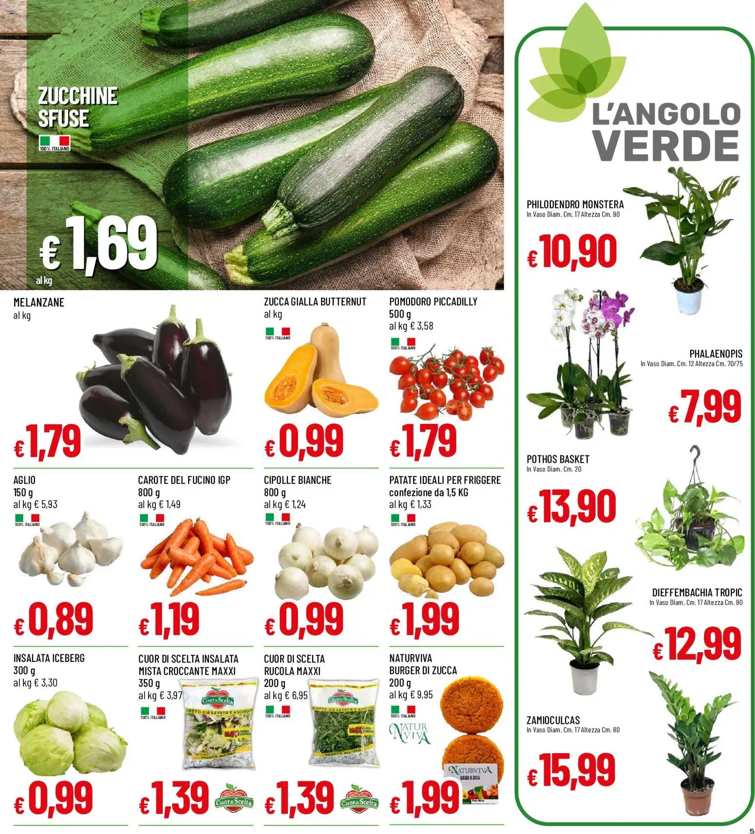 Volantino Galassia del 27/08/2026 | Pagina: 5 | Prodotti: Cipolle, Carote, Zucca, Zucchine