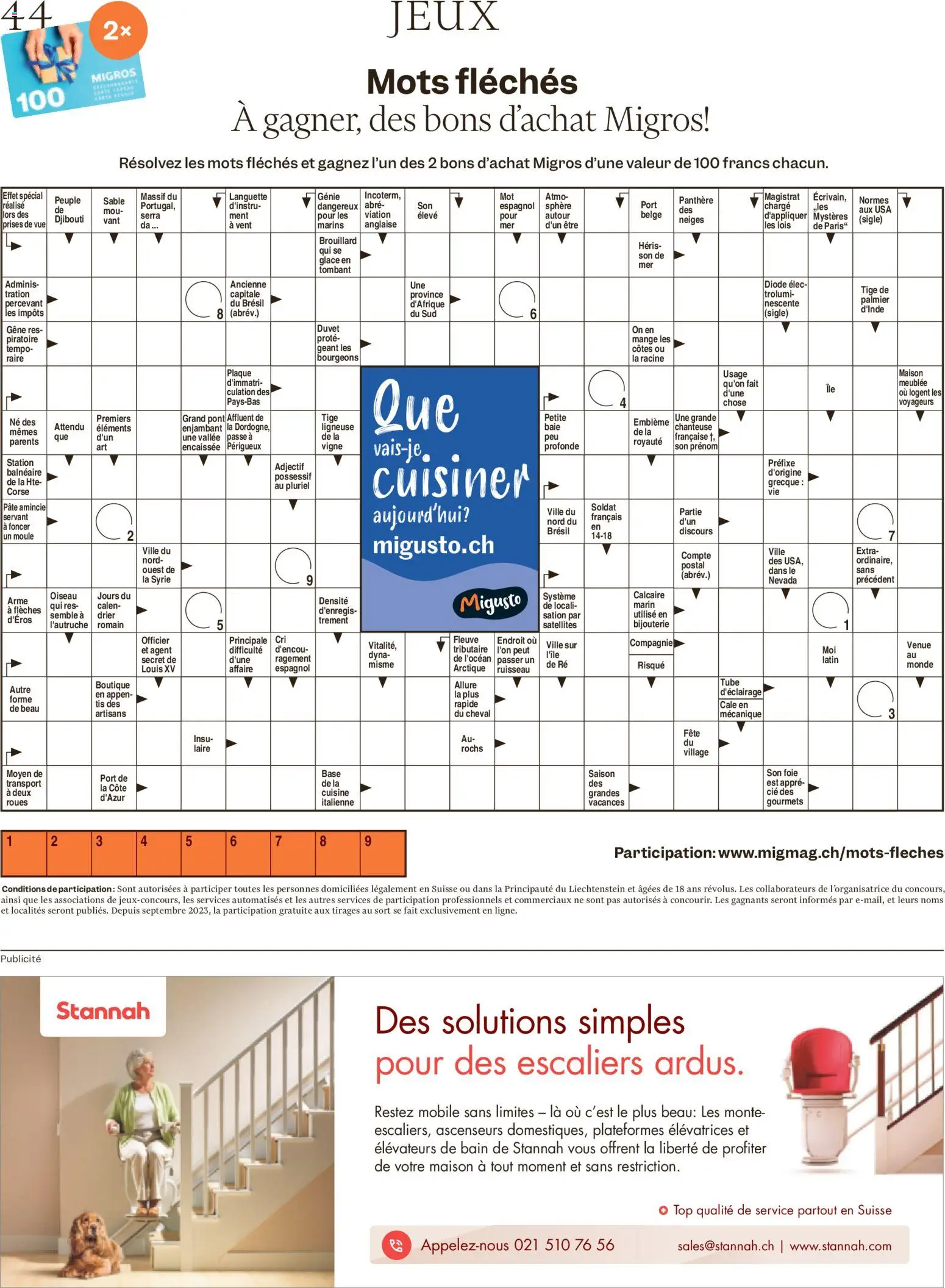 Migros aktionen Magazine FR – gültig ab 08.07.2026 | Seite: 44