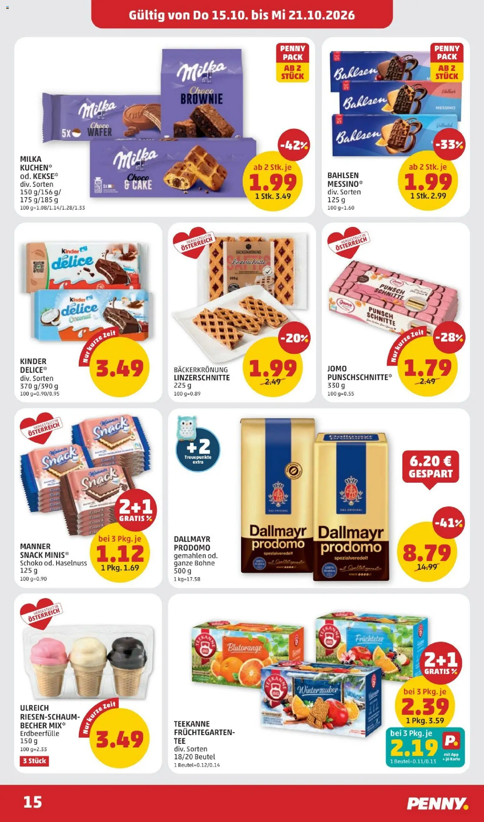 Penny Markt Flugblatt gültig ab 15.10.2026 | Seite: 17 | Produkte: Bohne
