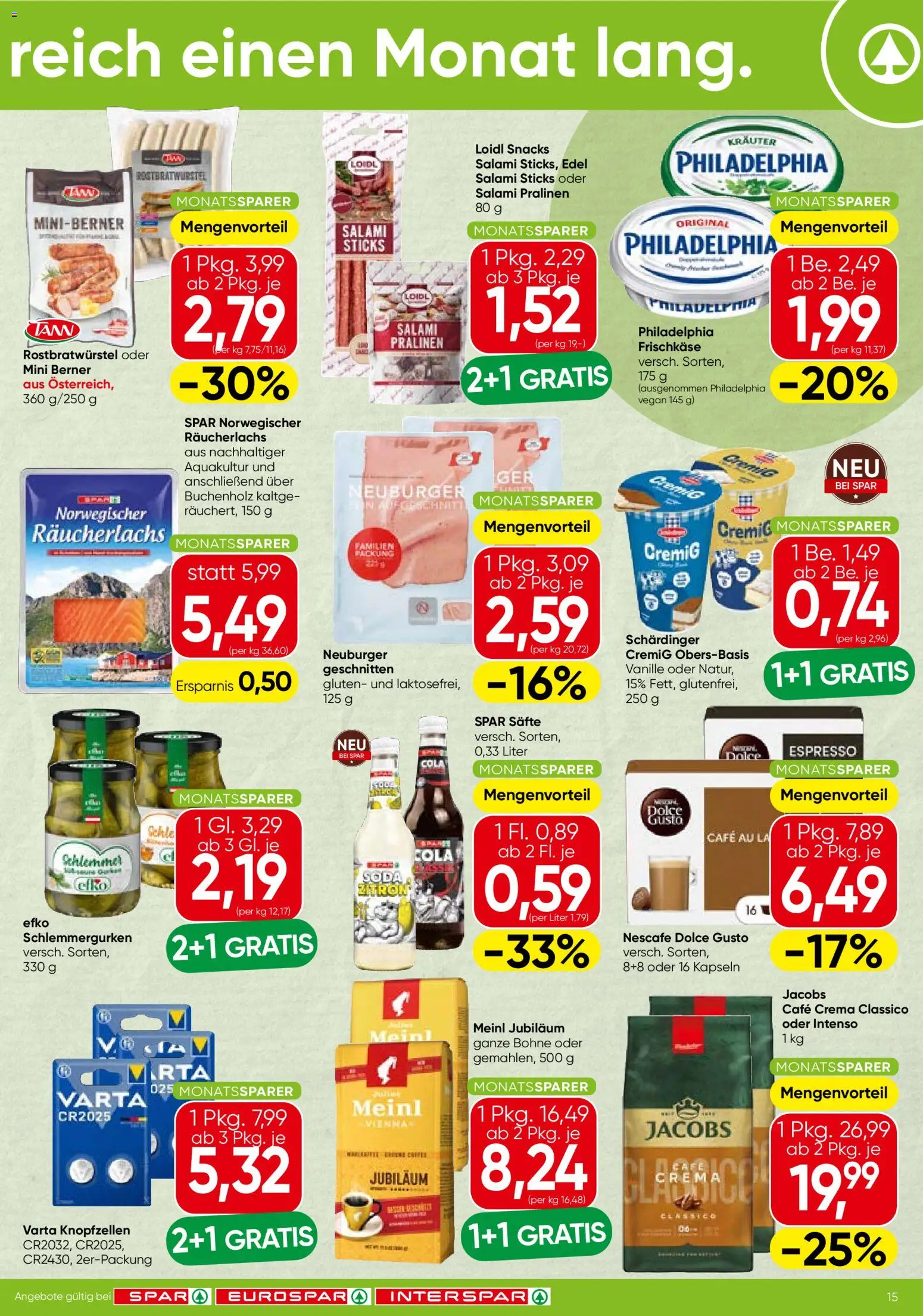 Spar Monatssparer gültig ab 01.10.2026 | Seite: 3