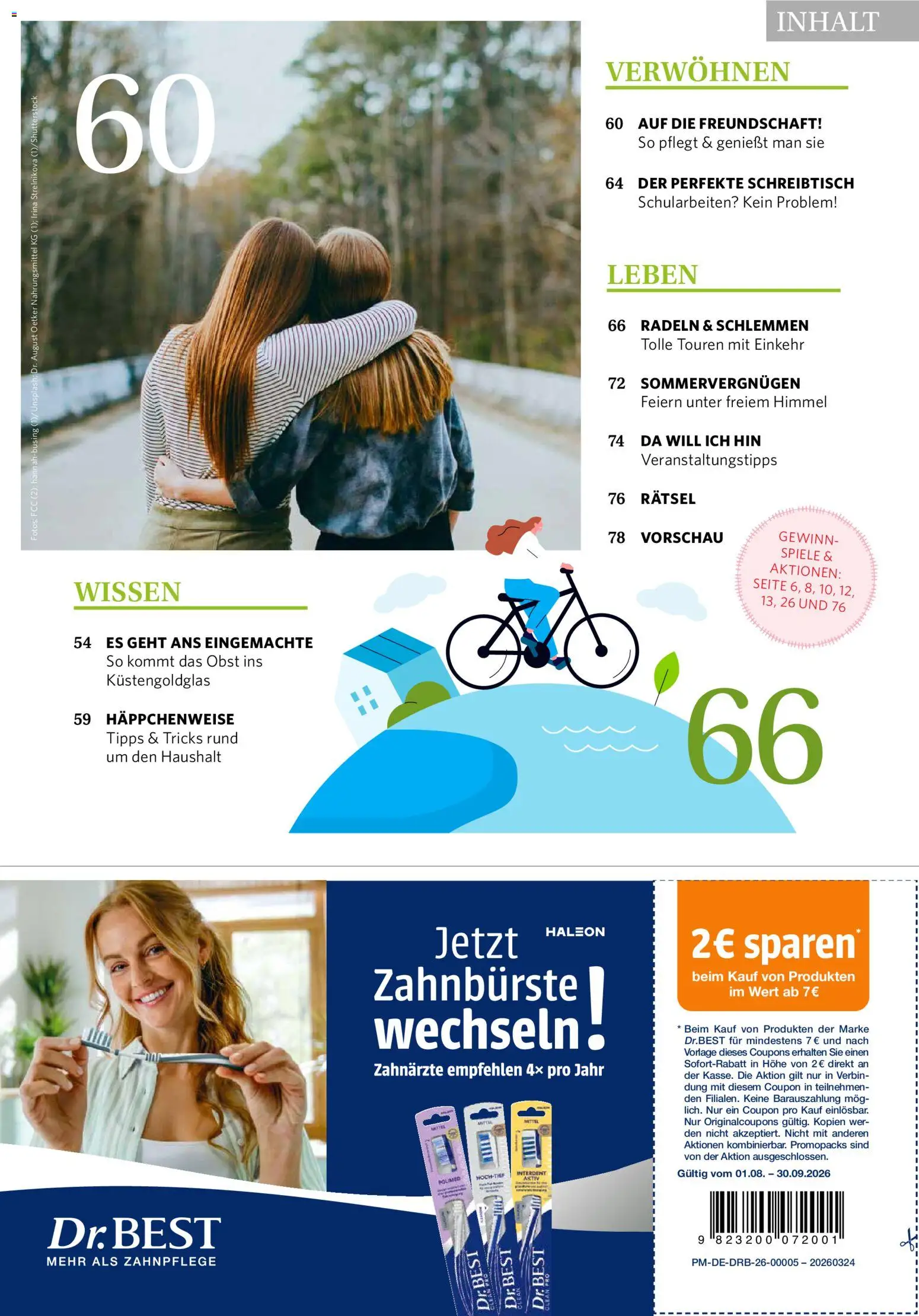 Combi myTime August 2026 – gültig ab 01.08.2026 | Seite: 5 | Produkte: Zahnbürste, Obst
