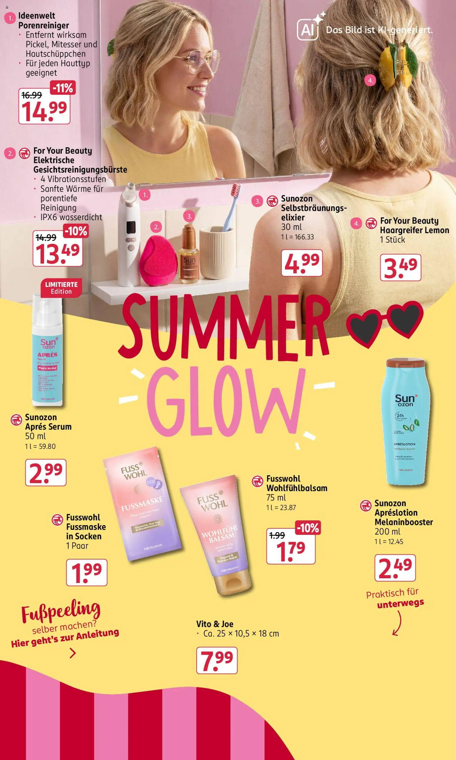 Rossmann Prospekt – gültig ab 10.08.2026 | Seite: 5 | Produkte: Socken, Serum, Fußpeeling, Fußmaske