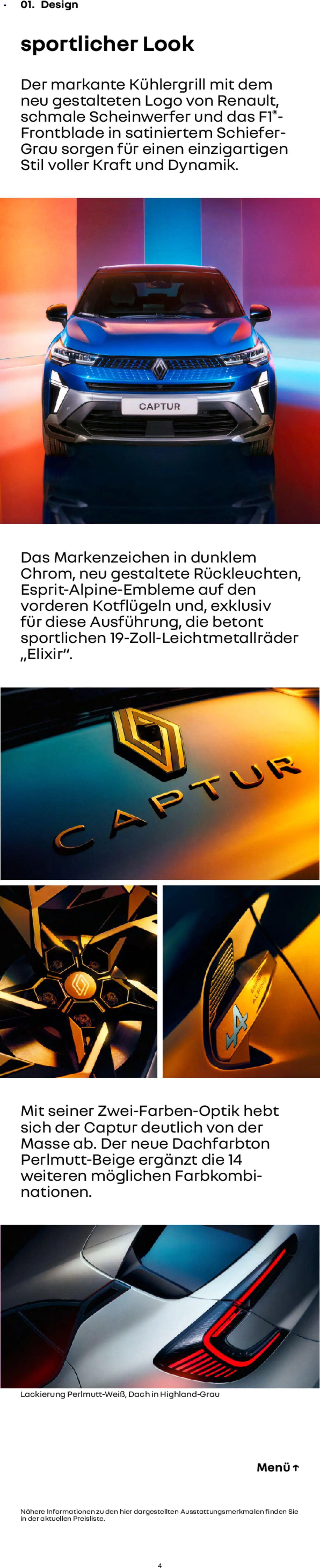 Renault Captur – gültig ab 01.10.2025 | Seite: 4