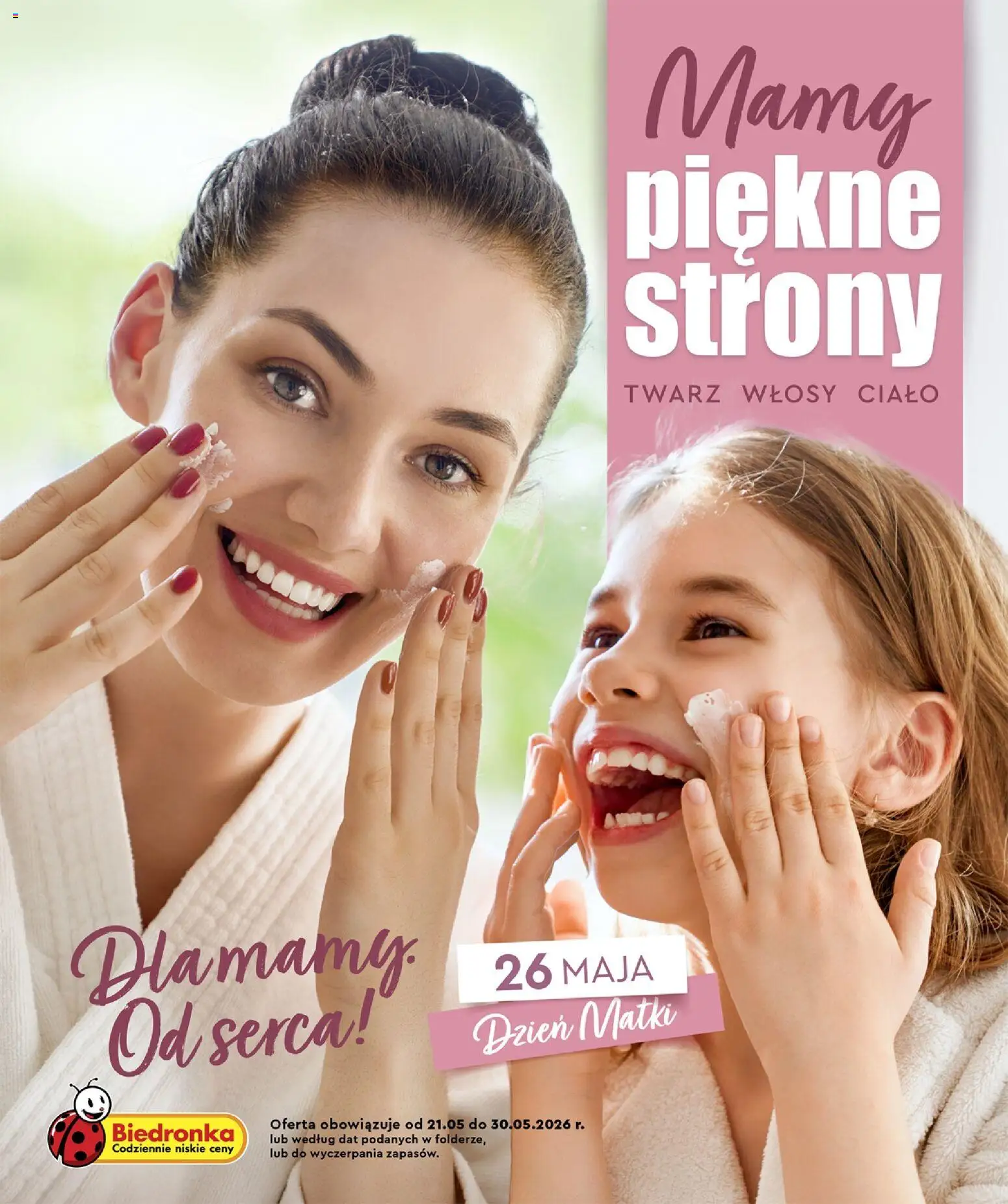 Biedronka gazetka - Mamy piękne strony od 21.05.2026 | Strona: 1