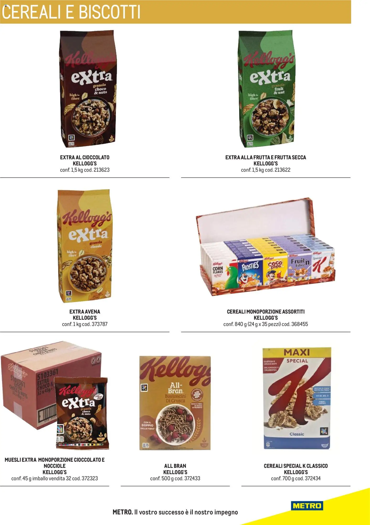 Volantino Metro del 31/08/2026 | Pagina: 31 | Prodotti: Muesli, Cioccolato, Frutta secca, Biscotti
