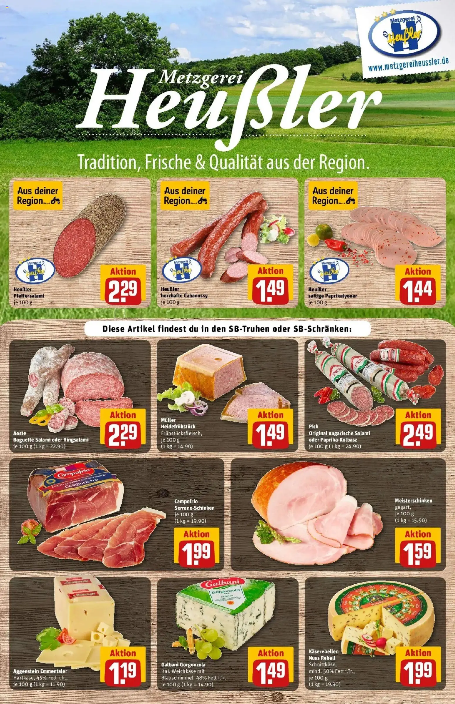 REWE Prospekt ab 12.10.2026 zum Blättern » Angebote | Seite: 8 | Produkte: Baguette, Salami