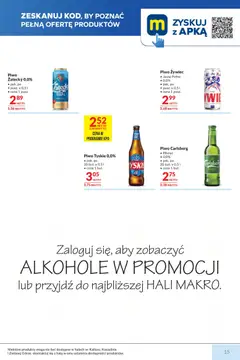 Pogląd oferty "Makro gazetka" - ważna od 23.06.2026 | Strona: 15 | Produkty: Tyskie, Piwo Carlsberg, Piwo