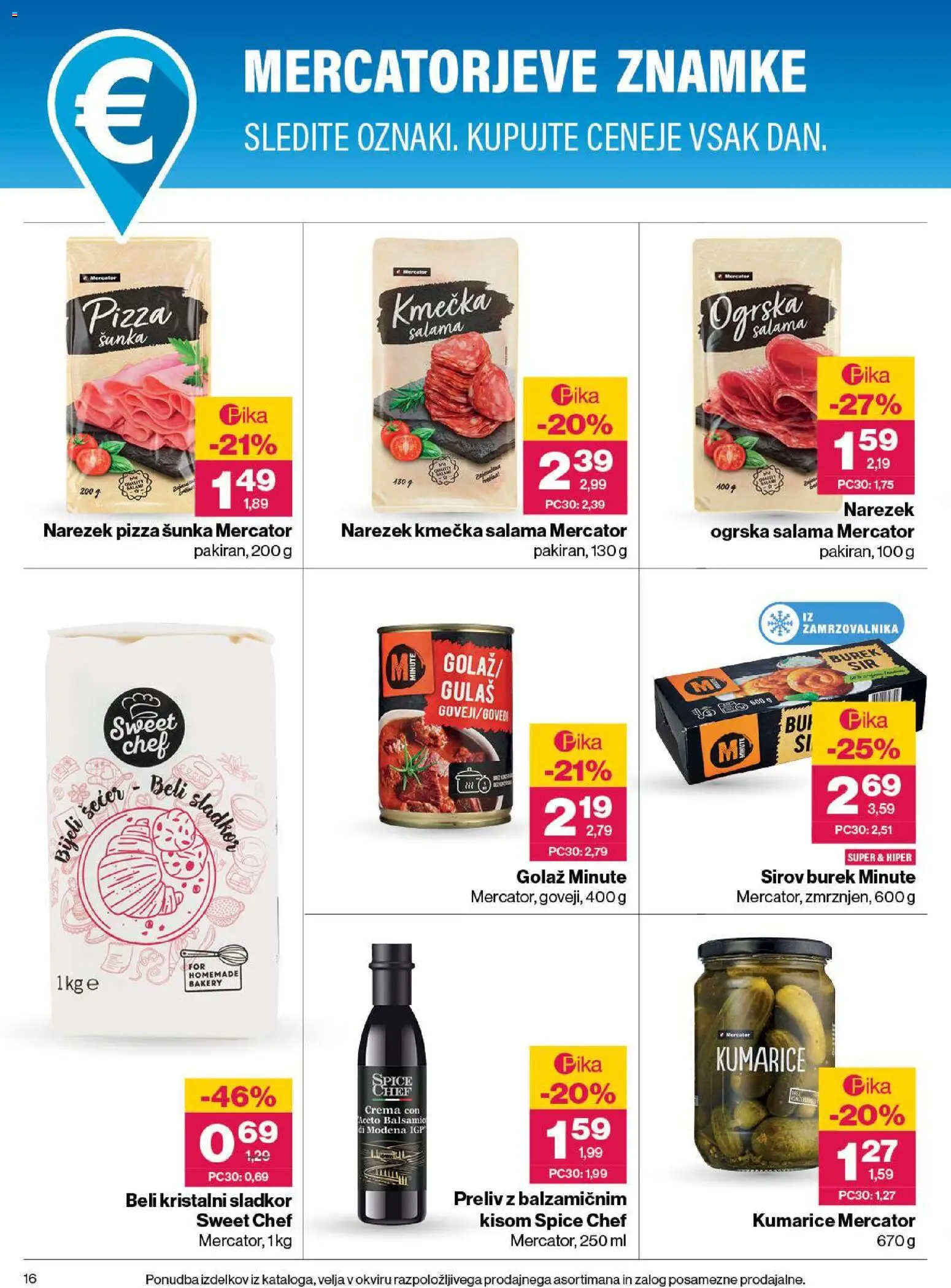 Novi Mercator katalog ponudbe – veljaven od 06.08.2026 | Stran: 16