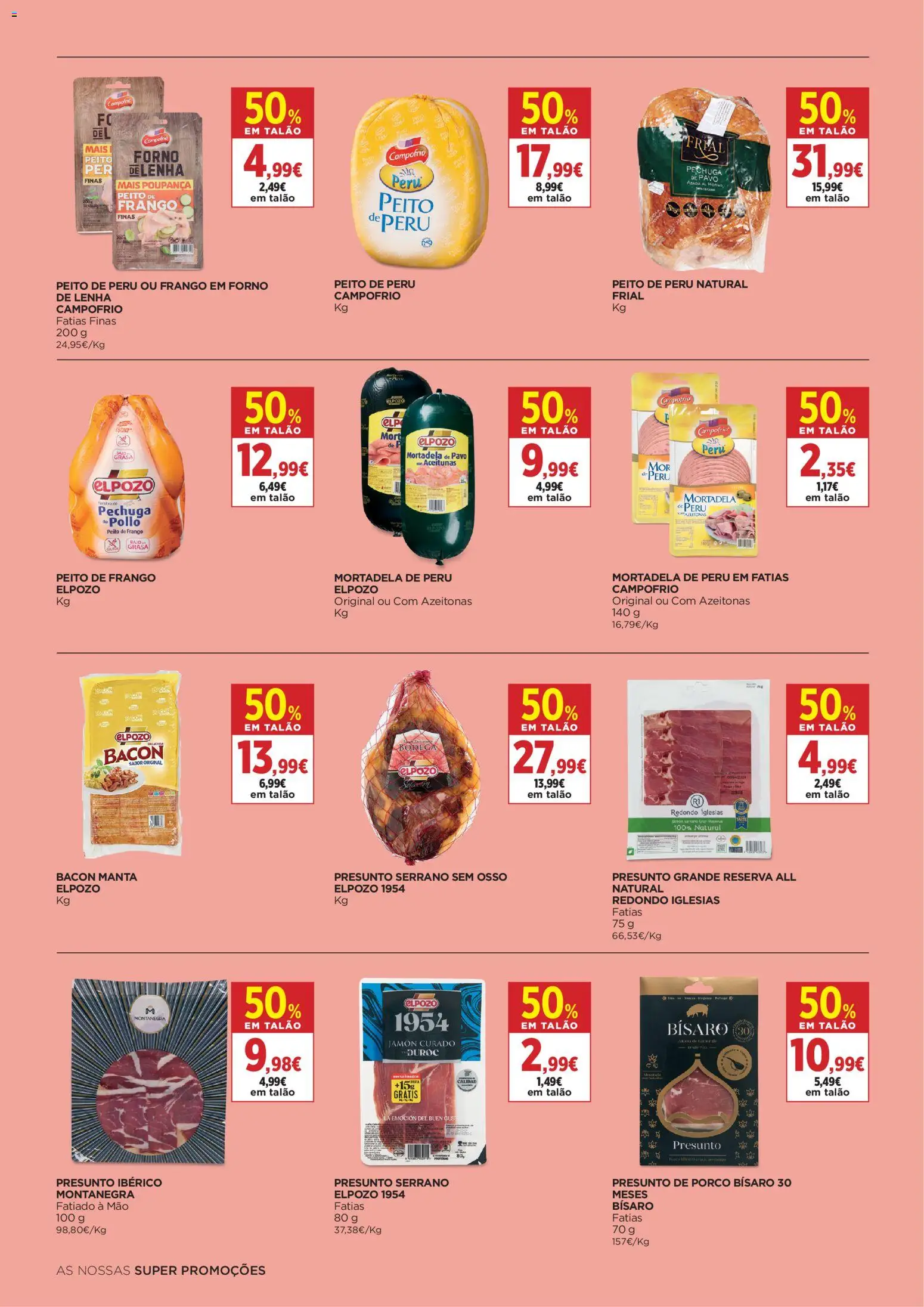 El Corte Ingles folheto │ válido de 18/09/2026 | Página: 2 | Produtos: Mortadela, Azeitonas, Peito de peru, Frango