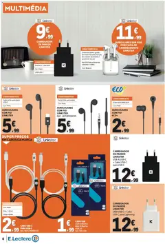 Pré-visualização E.Leclerc folheto Não Alimentar válido de 07.05.2026 | Página: 6 | Produtos: Cabo, USB, Caixa