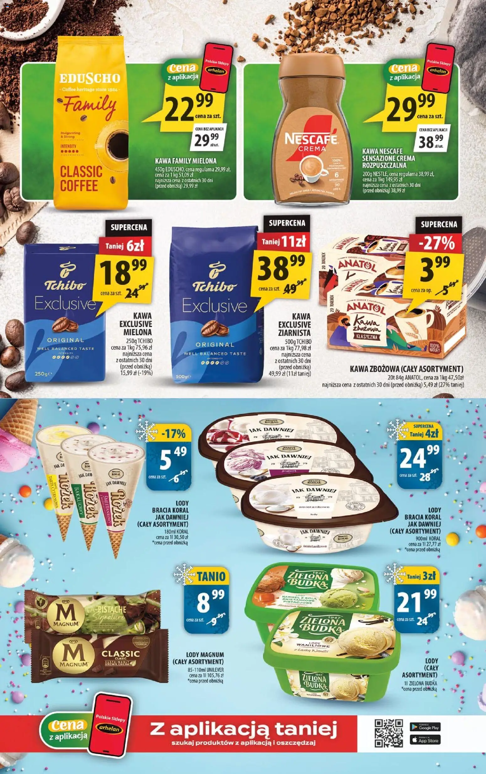 Arhelan gazetka od 25.09.2026 | Strona: 11 | Produkty: Nescafe, Kawa nescafe, Udka, Lody