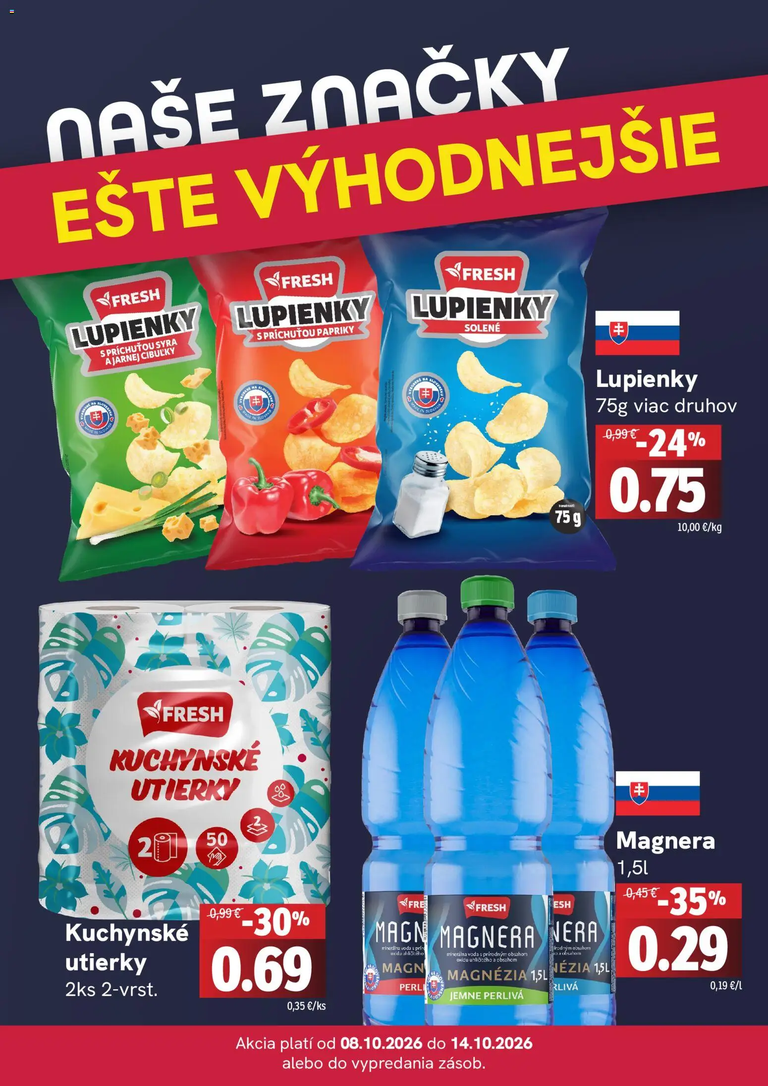 Nové Fresh akcie – leták je platný od 08.10.2026 | Strana: 4