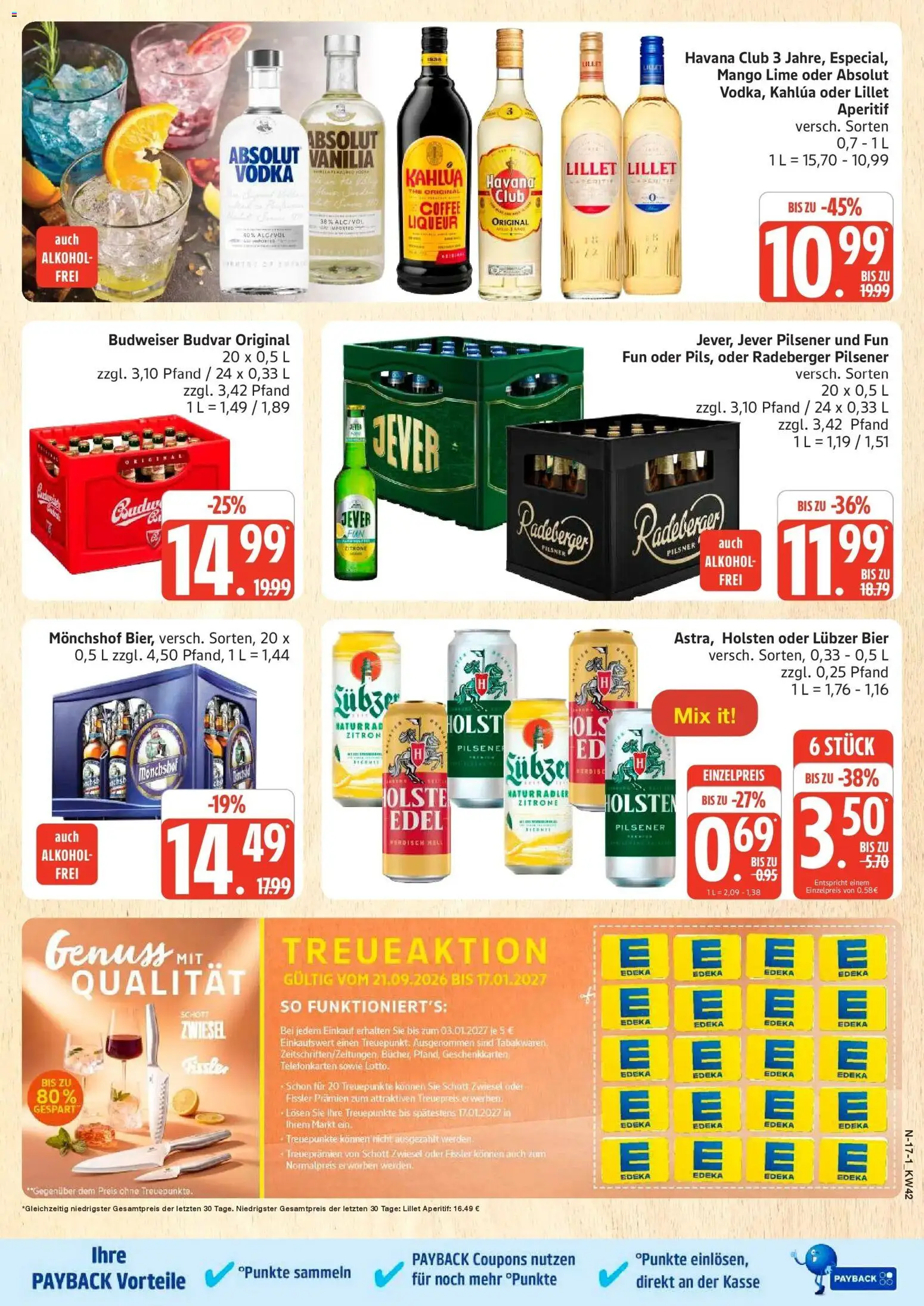 Marktkauf Prospekt Cuxhaven (ab 12.10.2026) » Angebote online | Seite: 17 | Produkte: Bier, Holsten, Mango, Budweiser