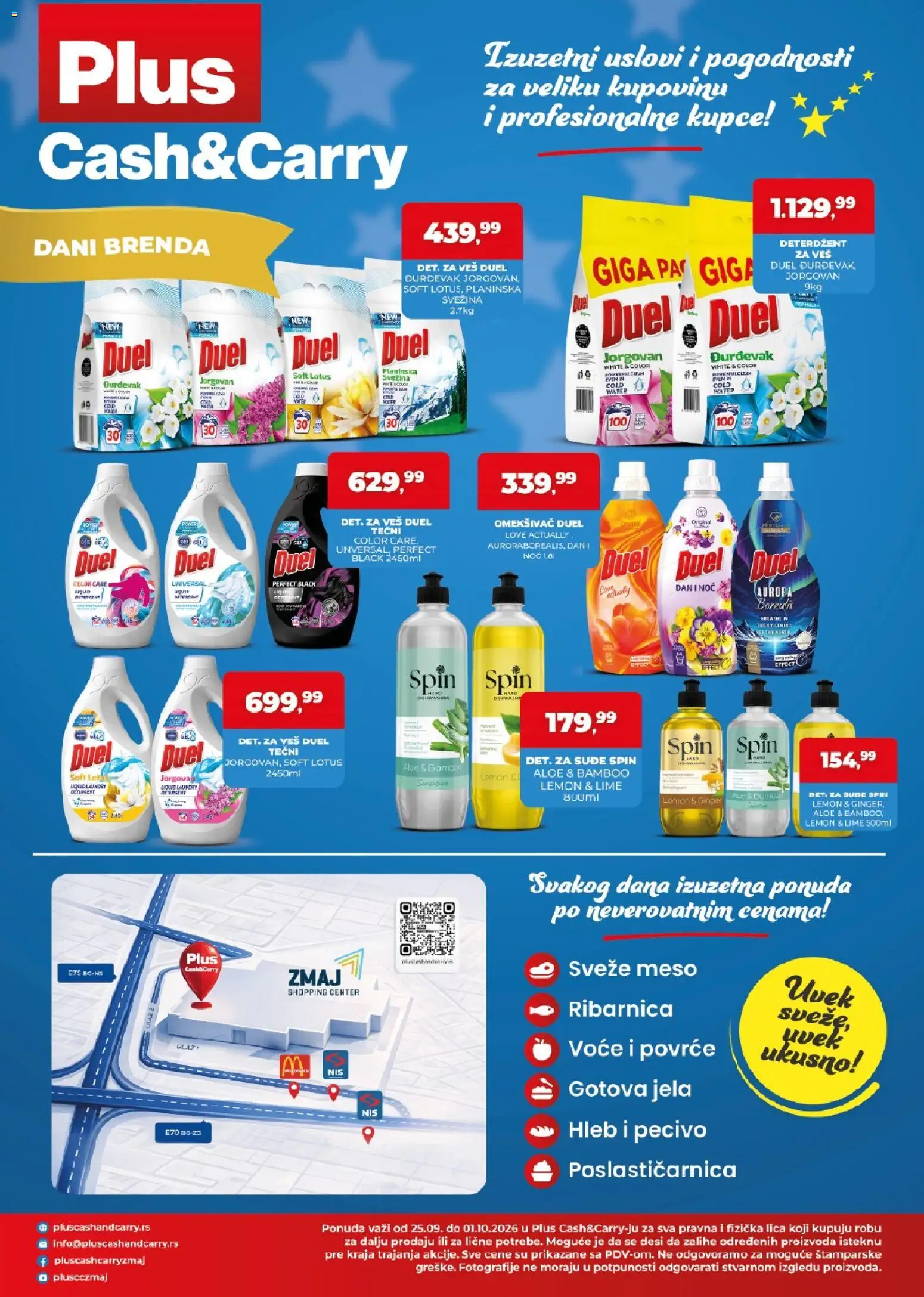 Plus Cash & Carry katalog - važi od 25.09.2026 | Strana: 4 | Proizvode: Deterdžent, Voće, Omekšivač, Gotova jela