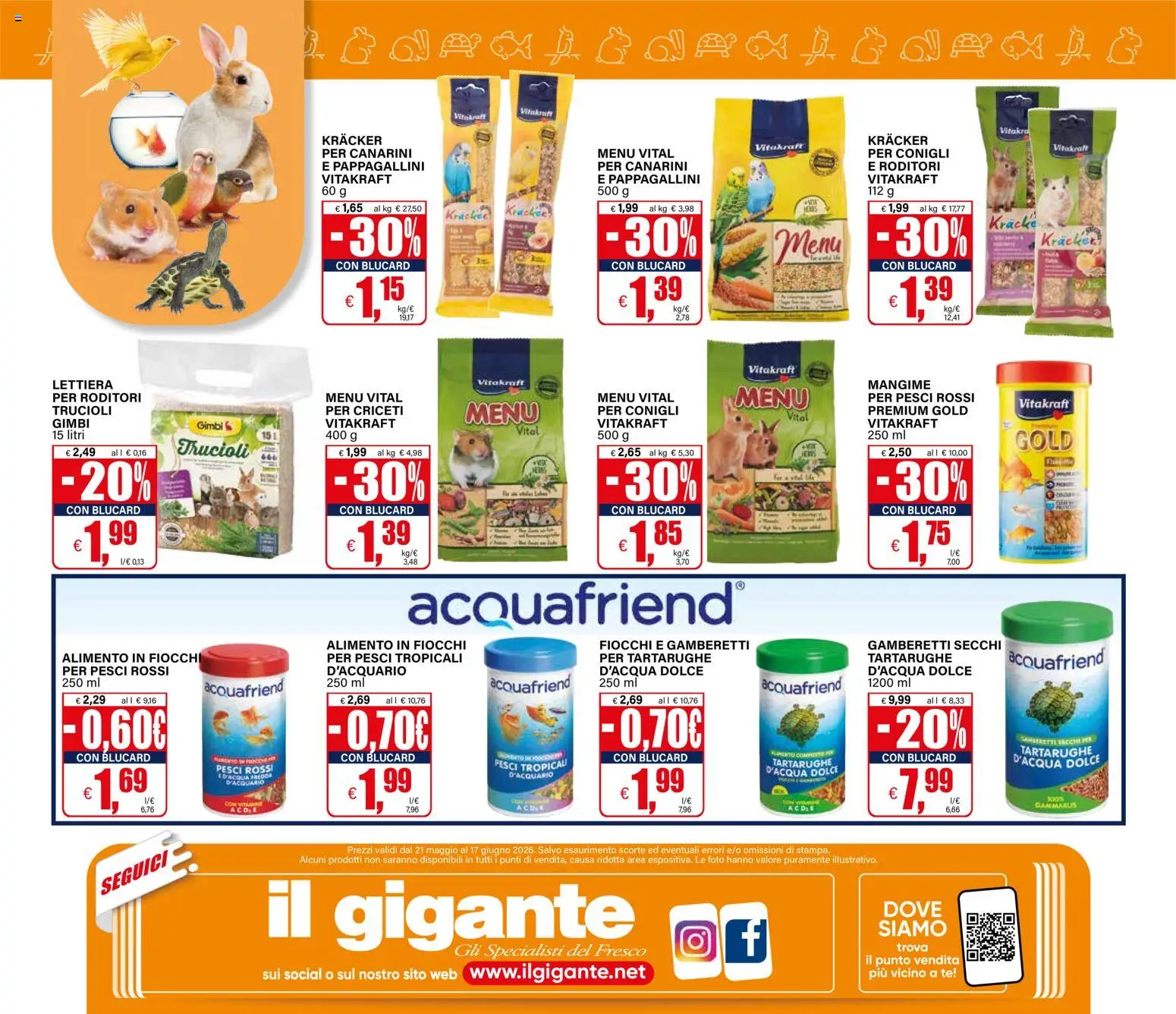 Volantino Il Gigante del 21.05.2026 | Pagina: 8 | Prodotti: Tè, Fiocchi, Acqua, Gamberetti