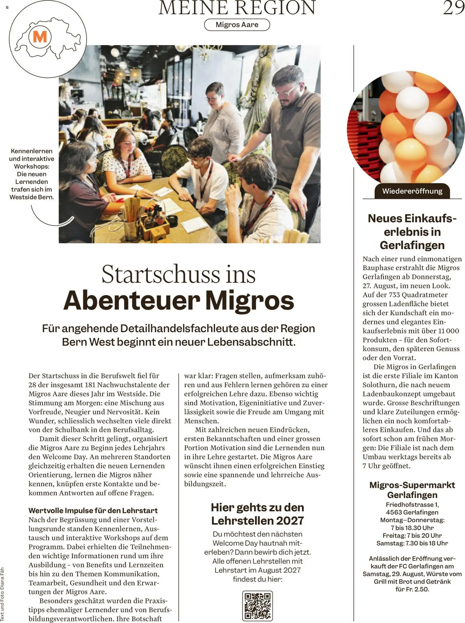 Migros aktionen Magazin – gültig ab 26.08.2026 | Seite: 29