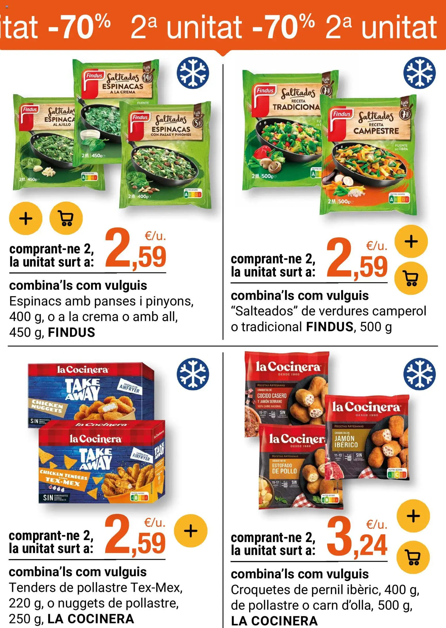 Bonpreu folleto │ válido desde el 15/09/2026 | Página: 12 | Productos: Jamón, Espinacas, Pasas, Nuggets