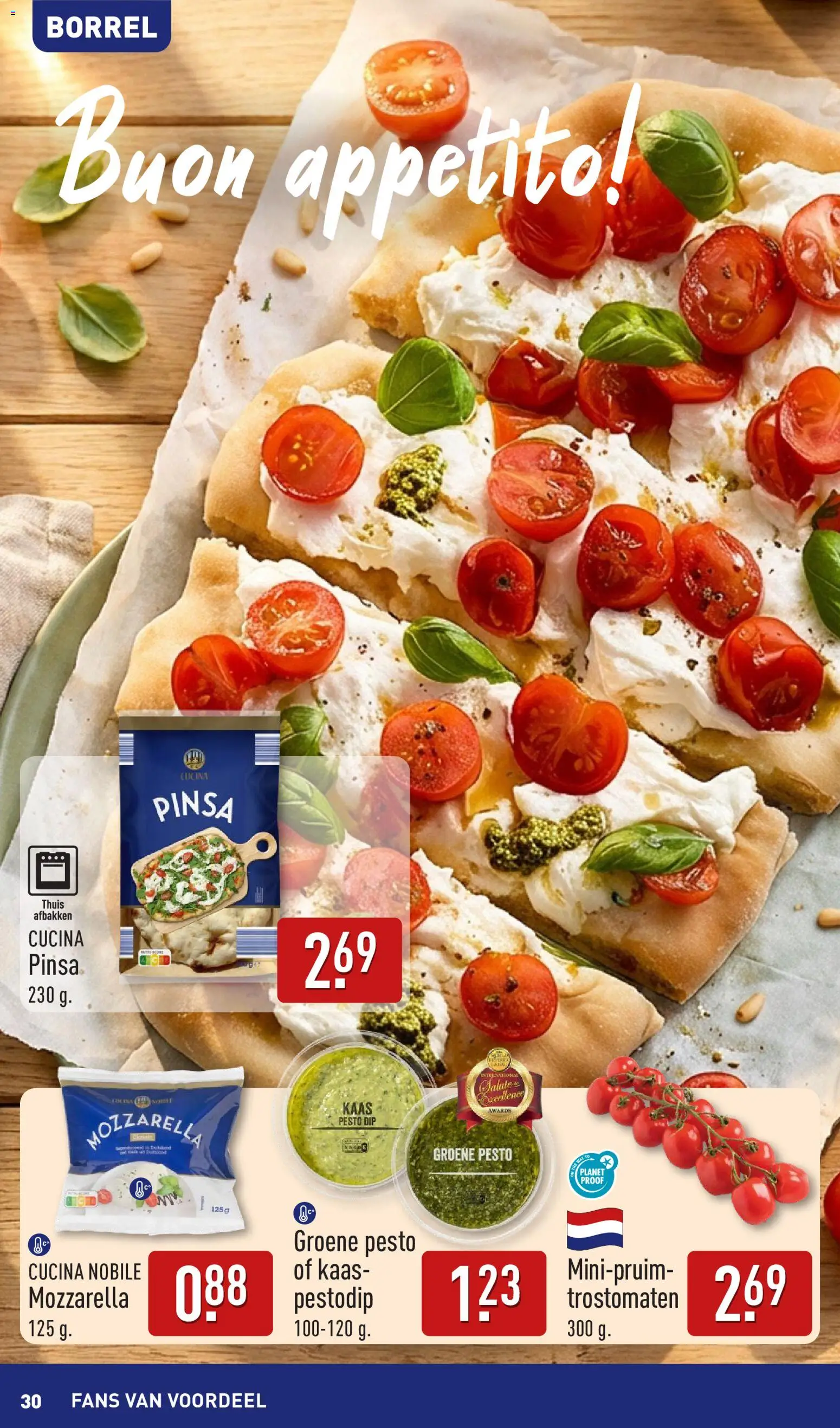 {H1} | Pagina: 30 | Producten: Kaas, Dip, Mozzarella