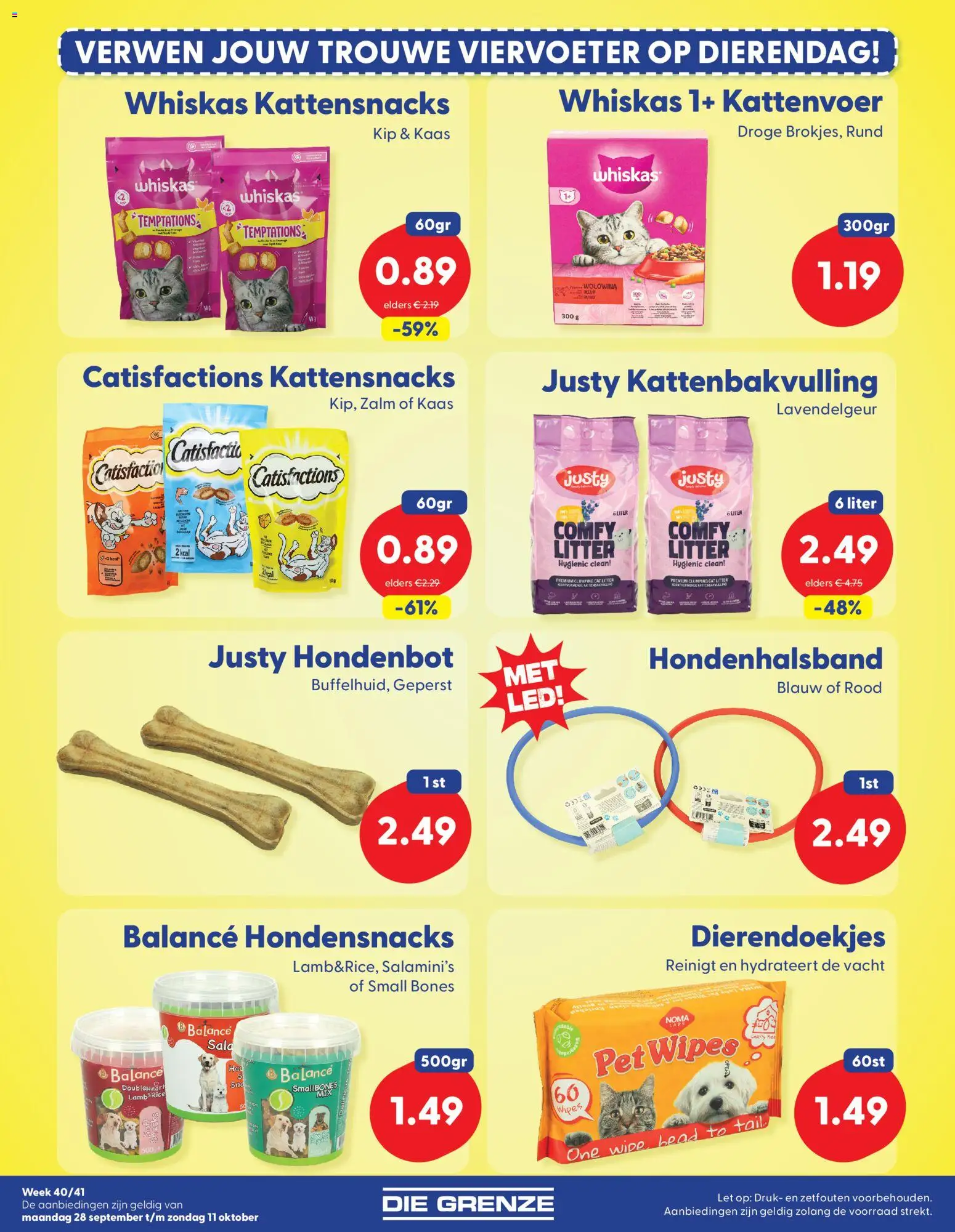 {H1} | Pagina: 6 | Producten: Kattenbakvulling, Zalm, Pet, Kip