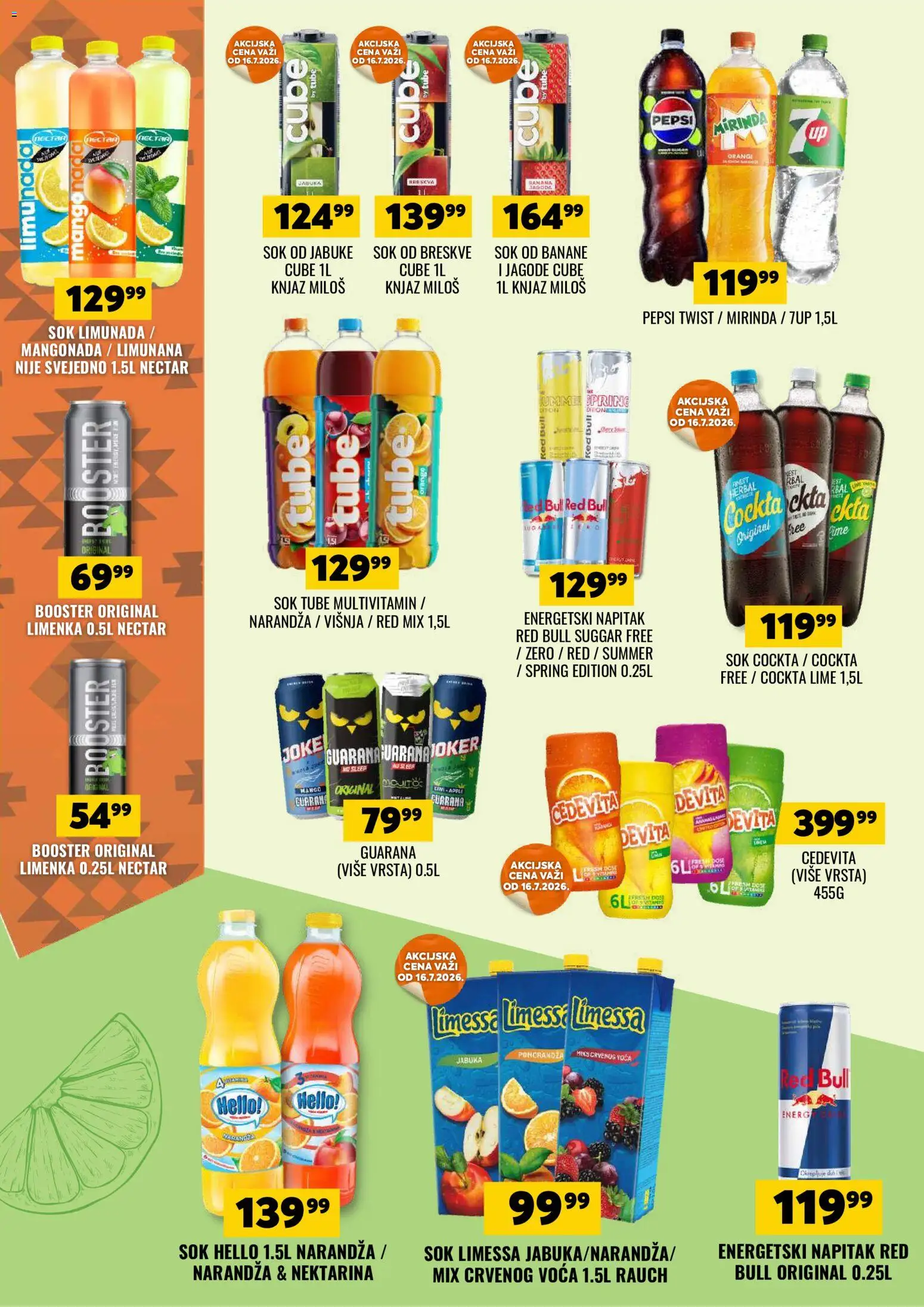 Tekijanka katalog - važi od 15.07.2026 | Strana: 10 | Proizvode: Jagode, Mango, Cedevita, Guarana